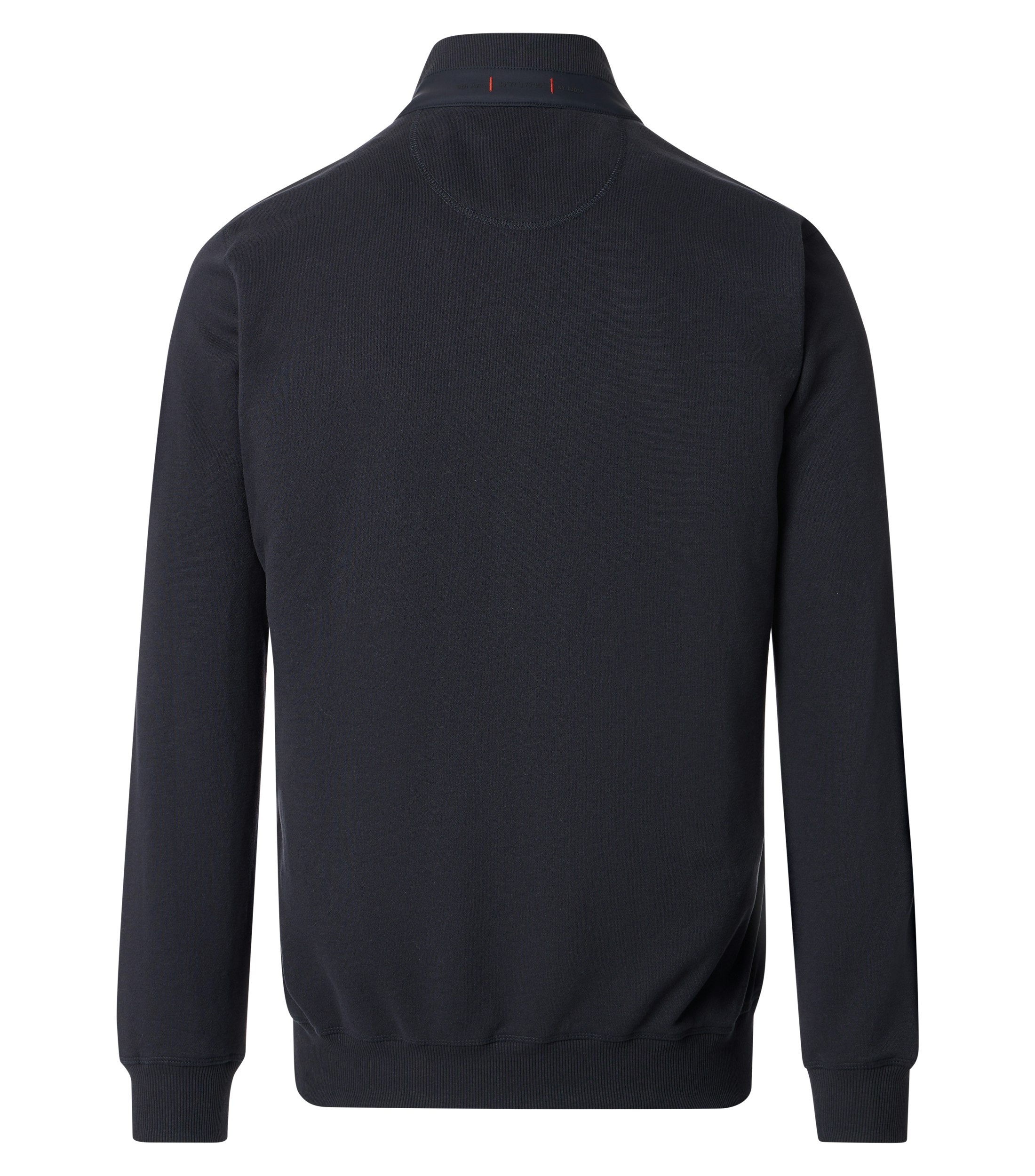 Ein Sweatjacke im uni Muster in der Farbe Dunkelblau