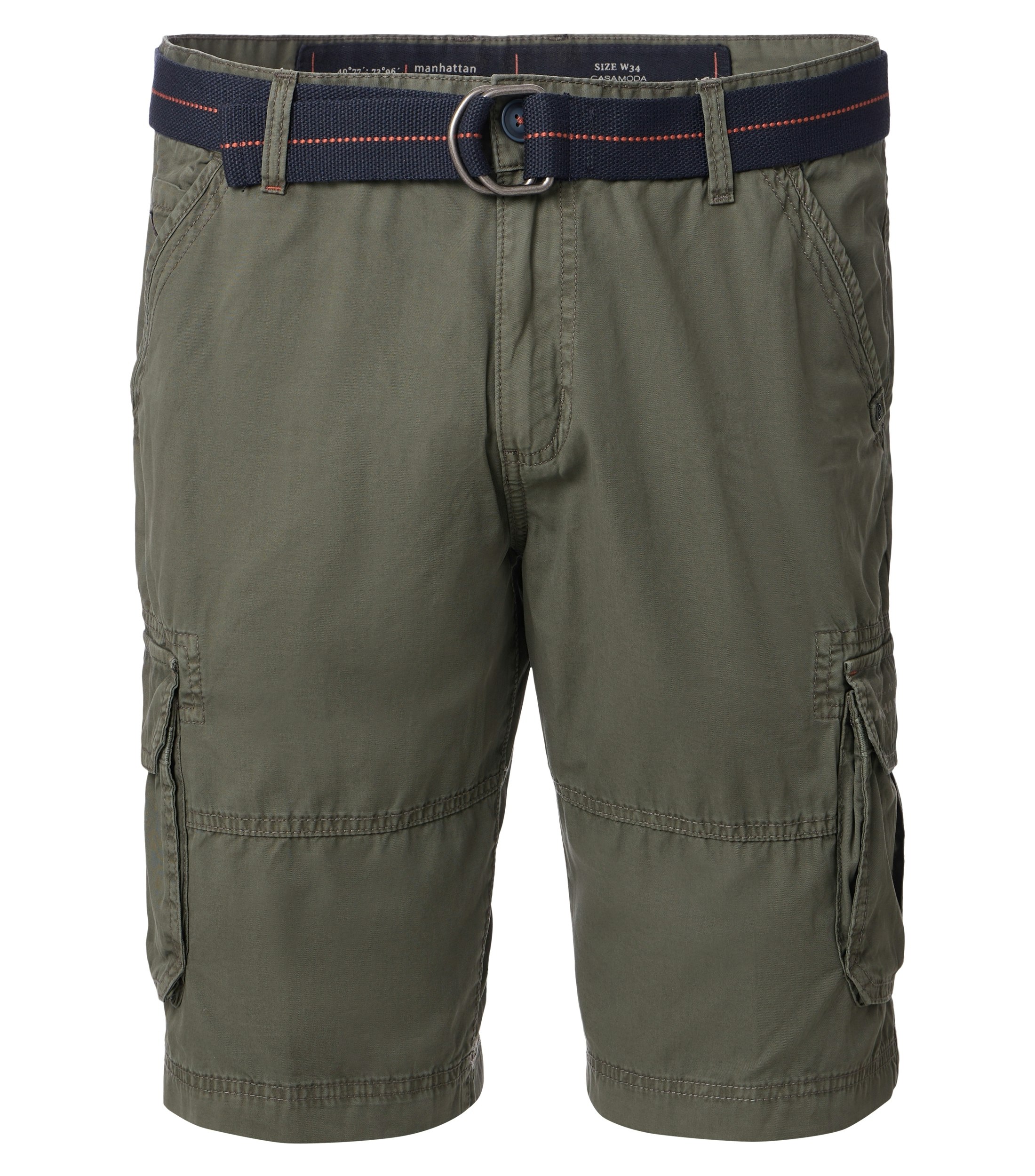 Ein Shorts im uni Muster in der Farbe Olive