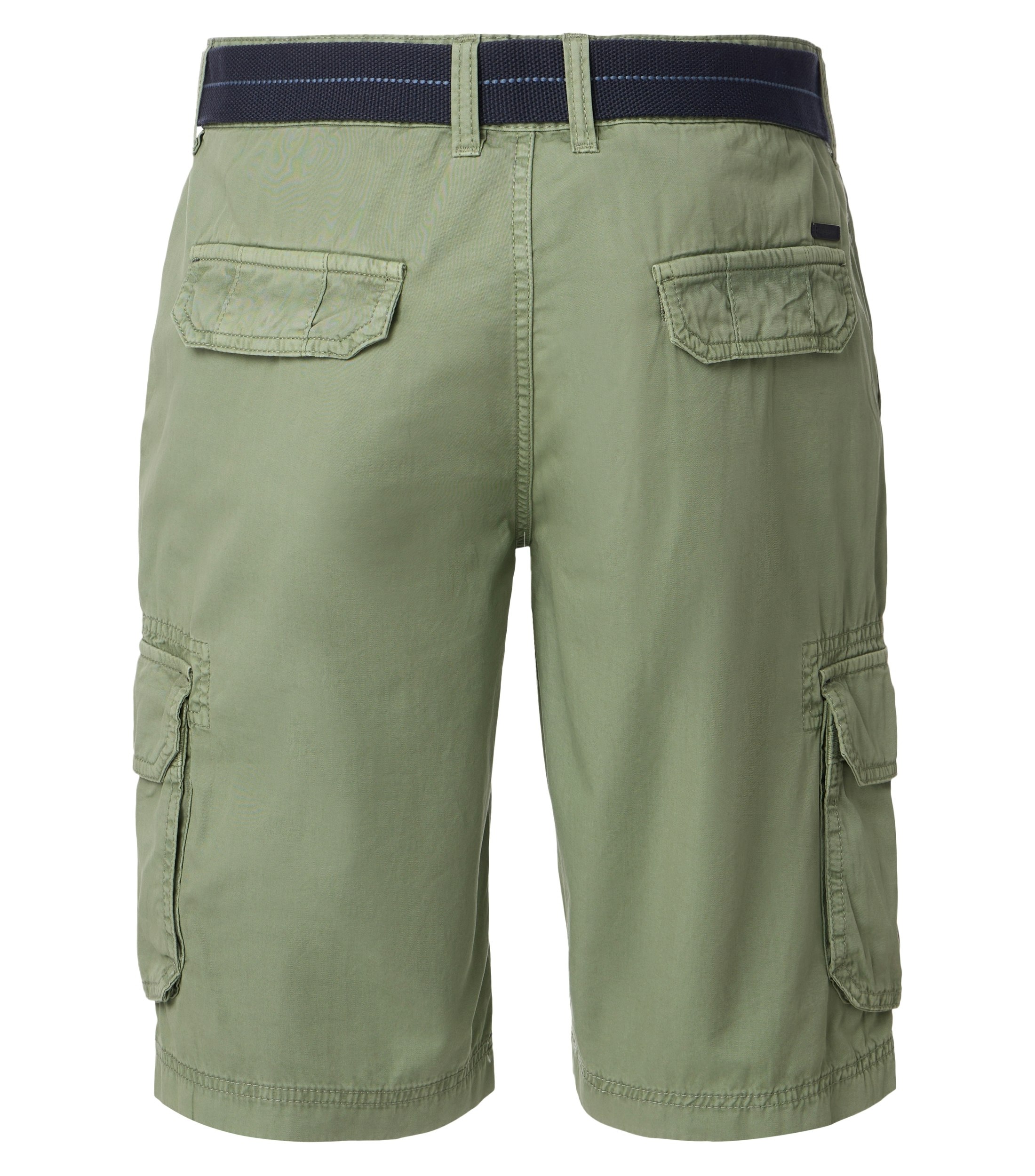 Shorts im unifarbenen Design in der Farbe Grün