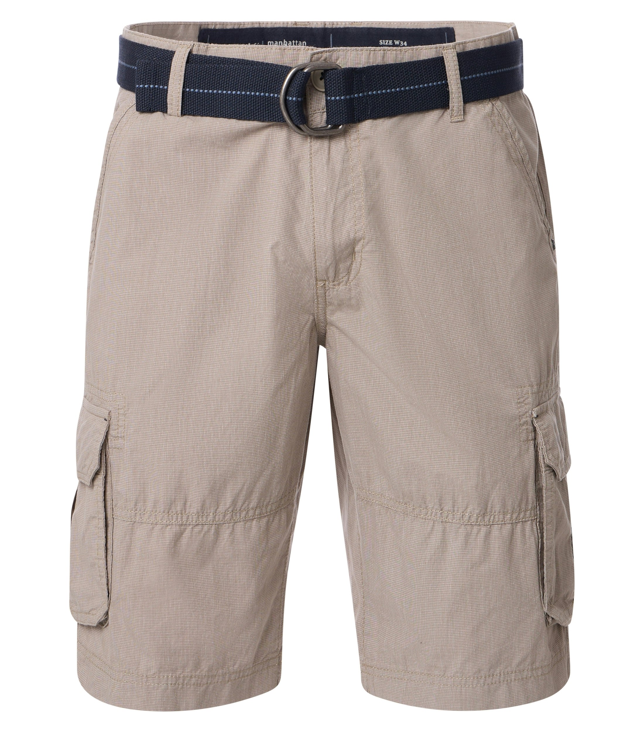 Eine Shorts im uni Muster in der Farbe Beige