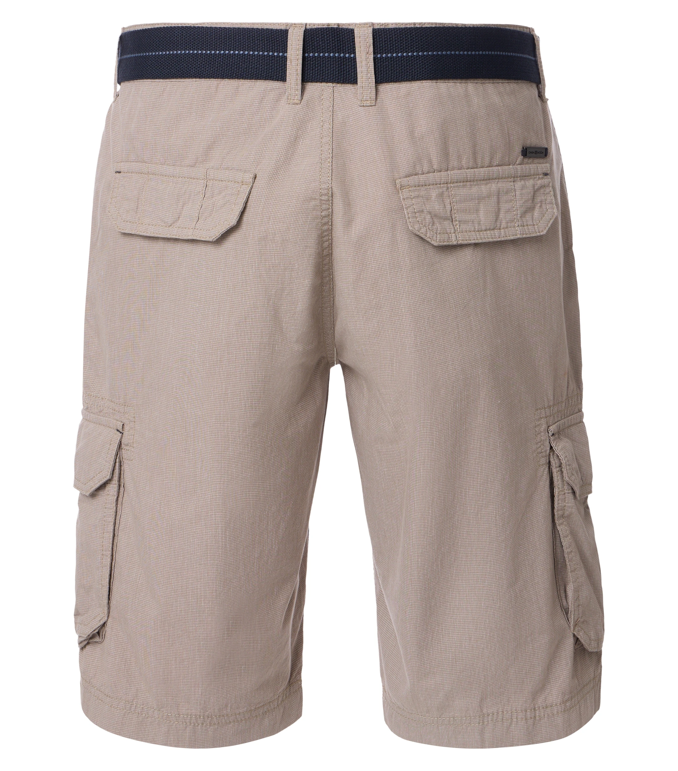 Shorts im unifarbenen Design in der Farbe Beige
