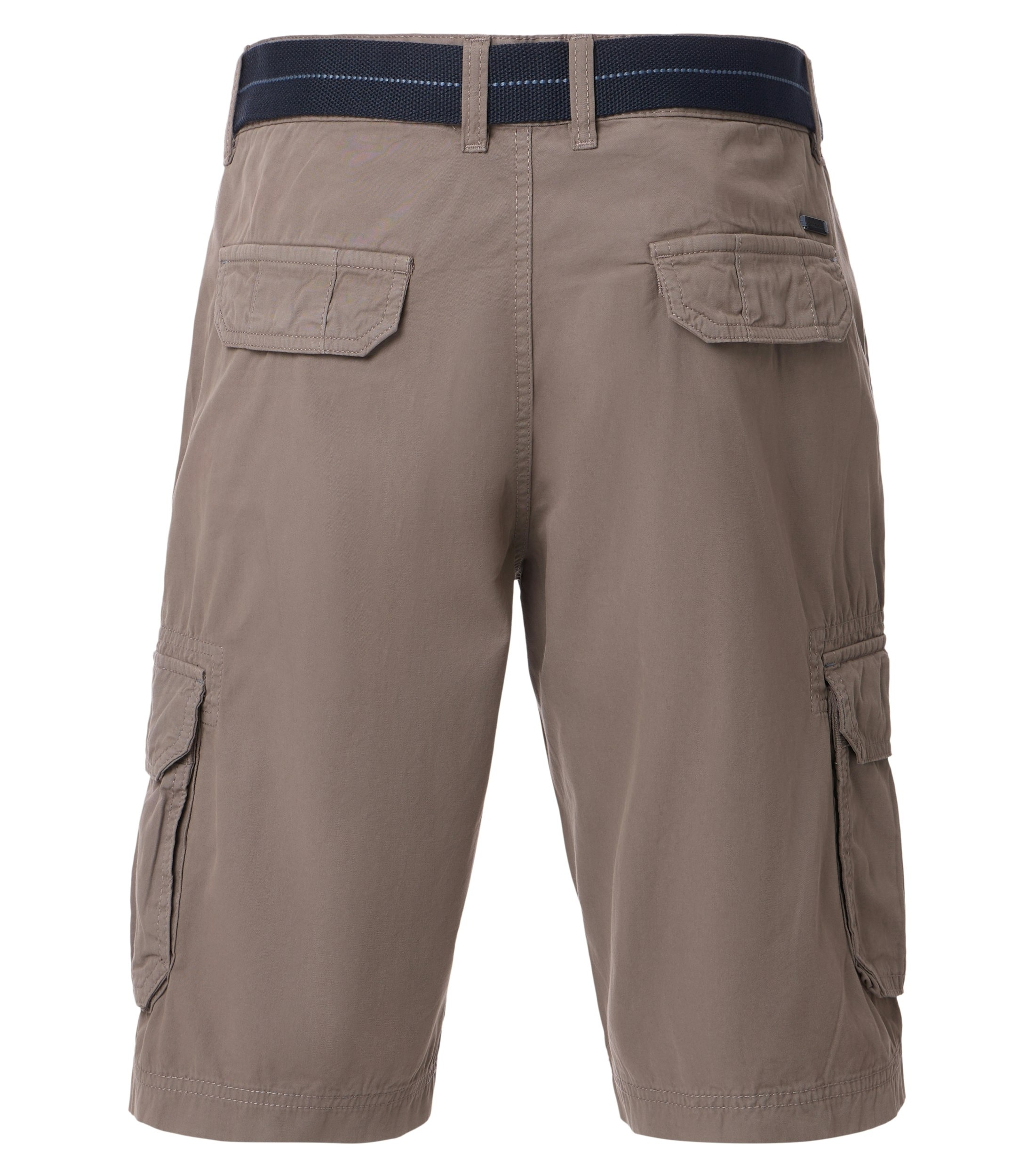 Ein Shorts im uni Muster in der Farbe Hellbraun