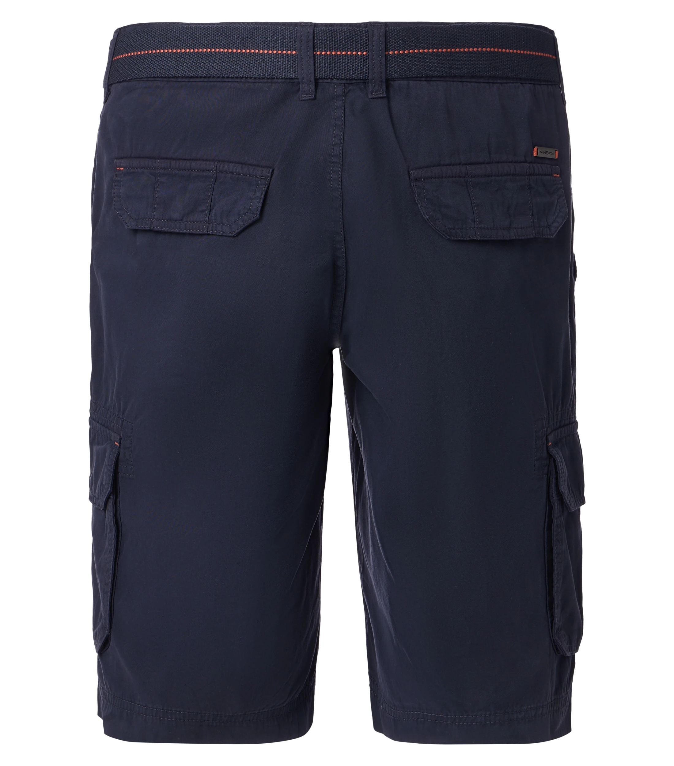 Shorts im unifarbenen Design in der Farbe Dunkelblau