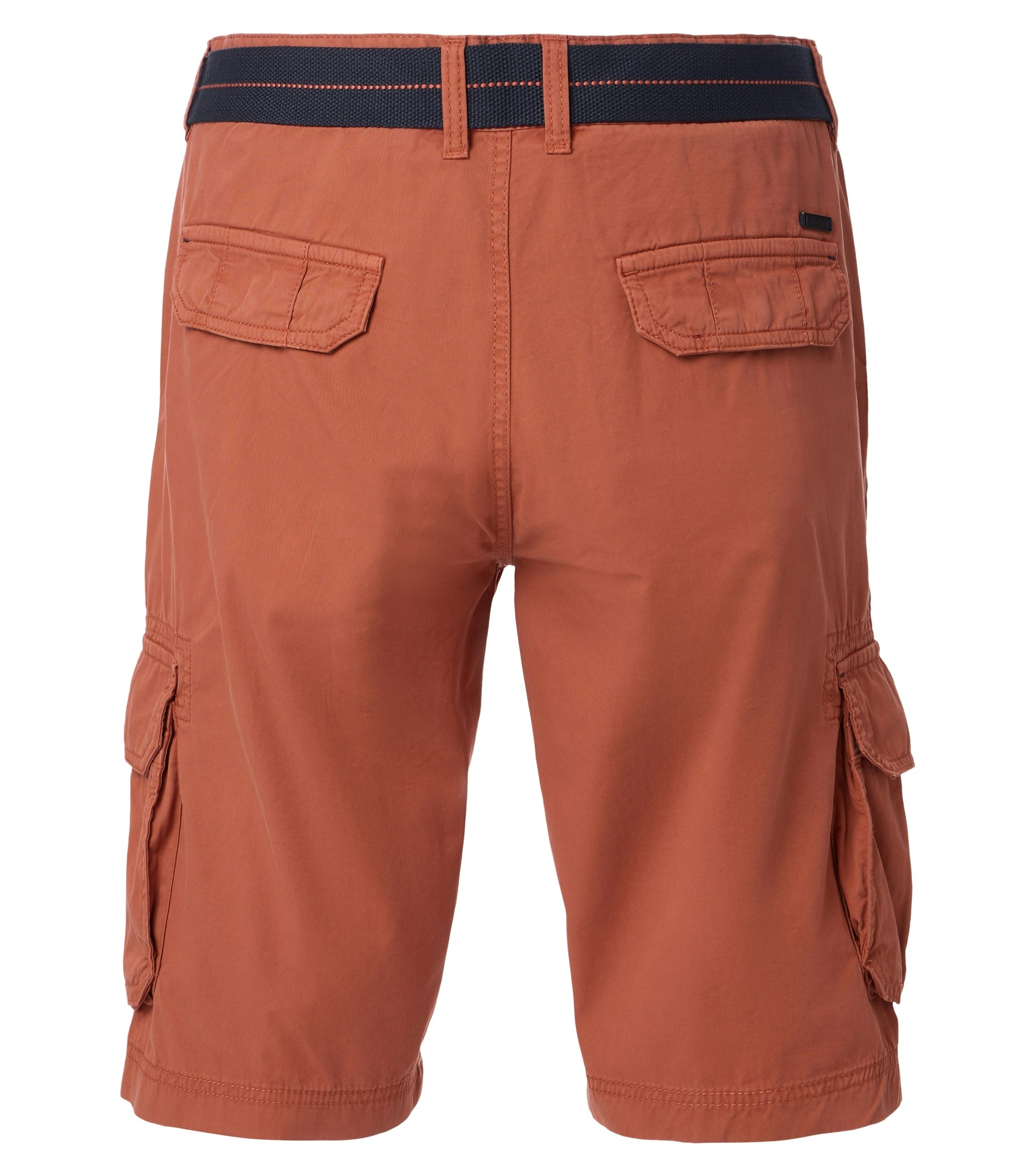 Eine Shorts im uni Muster in der Farbe Orange