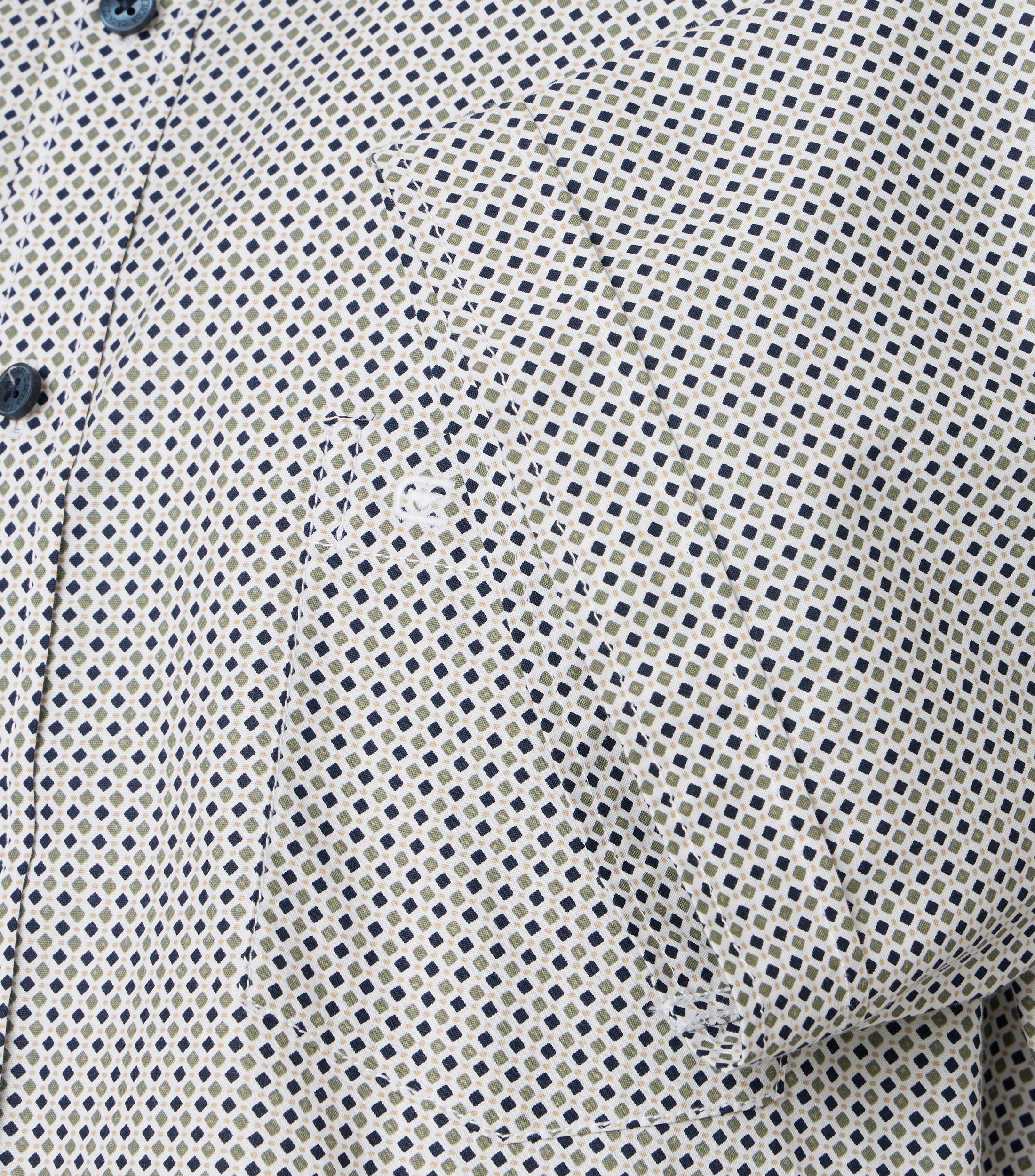 Ein Freizeithemd im Print Muster in der Farbe Hellgrün