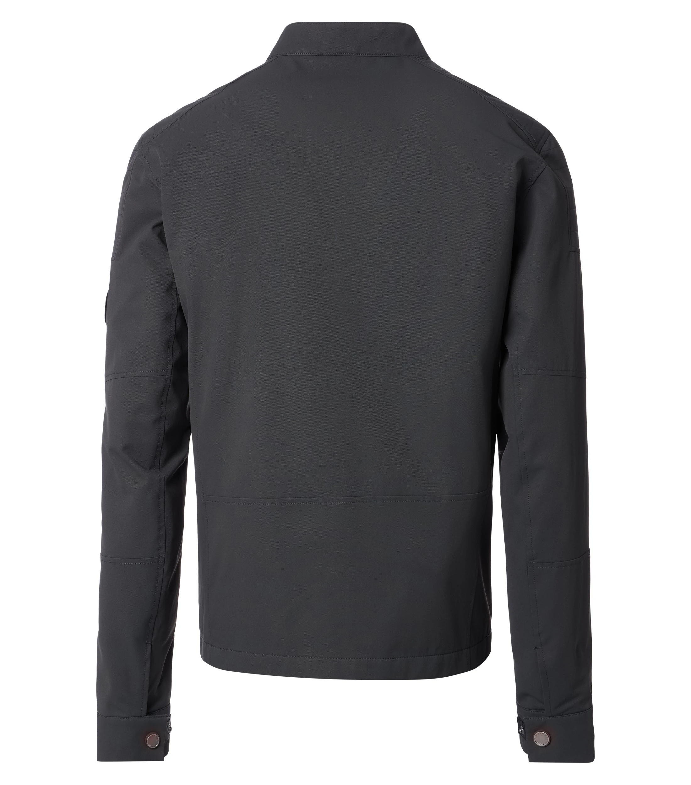 Jacke im unifarbenen Design in der Farbe Grau