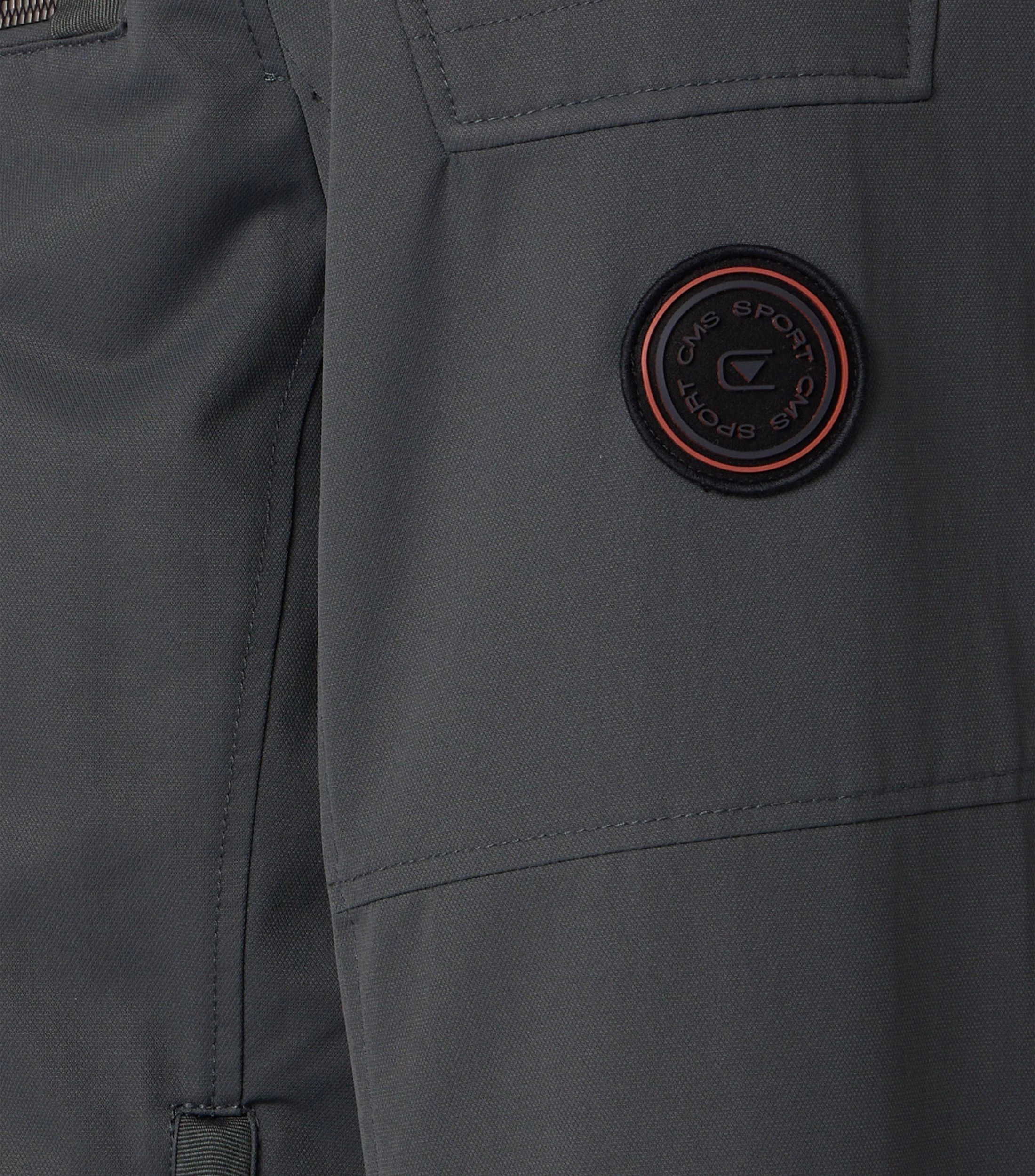 Jacke im unifarbenen Design in der Farbe Grau