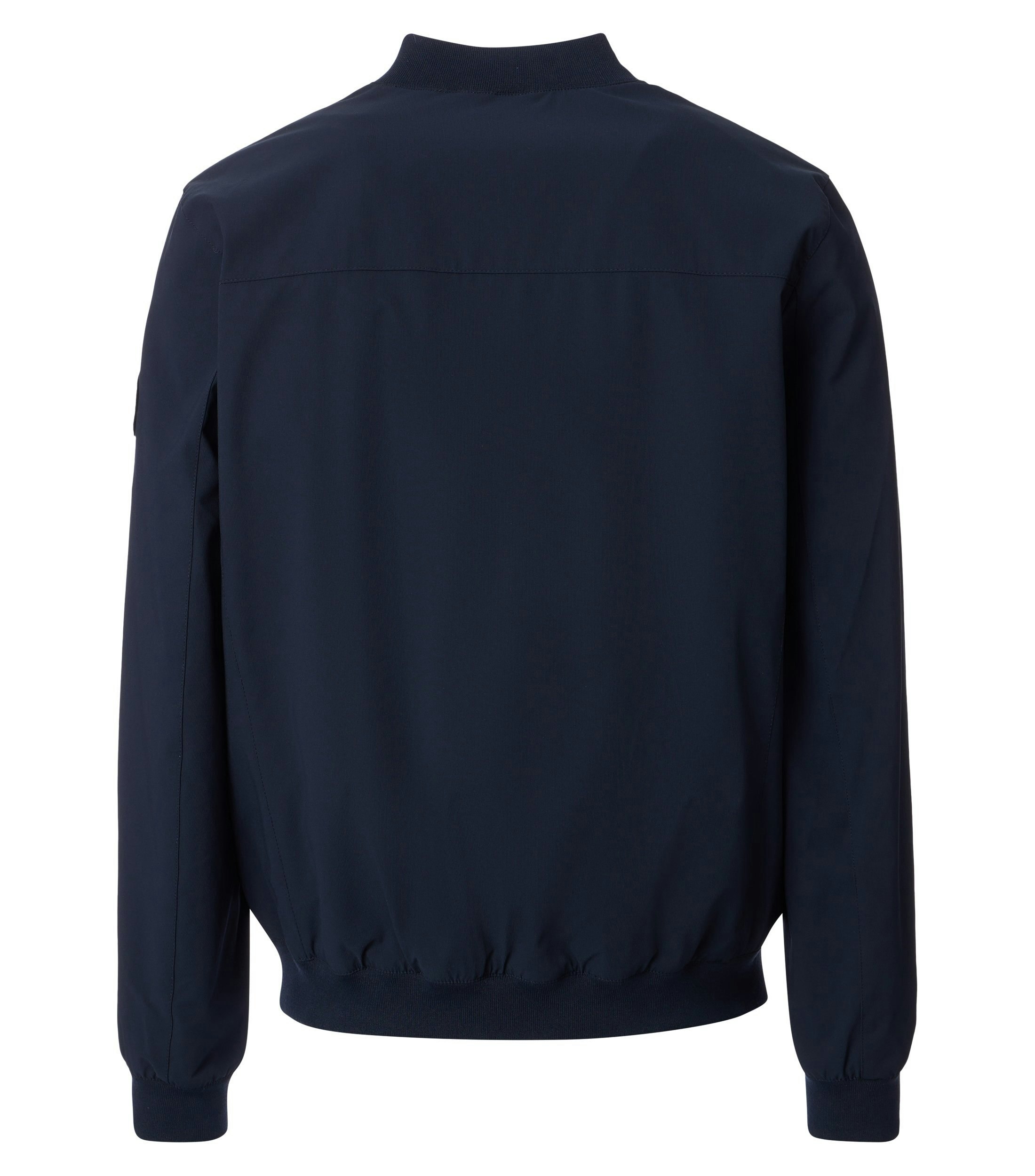 Ein Jacke im uni Muster in der Farbe Blau