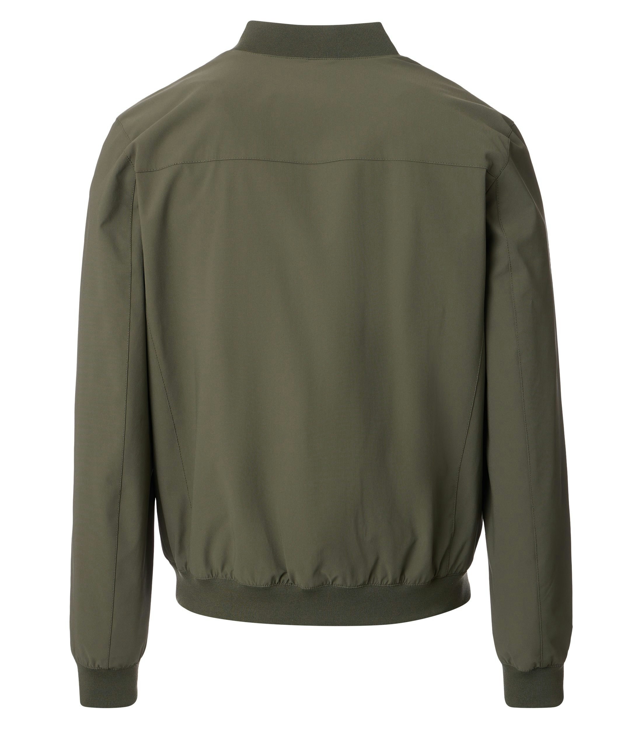 Ein Jacke im uni Muster in der Farbe Grün