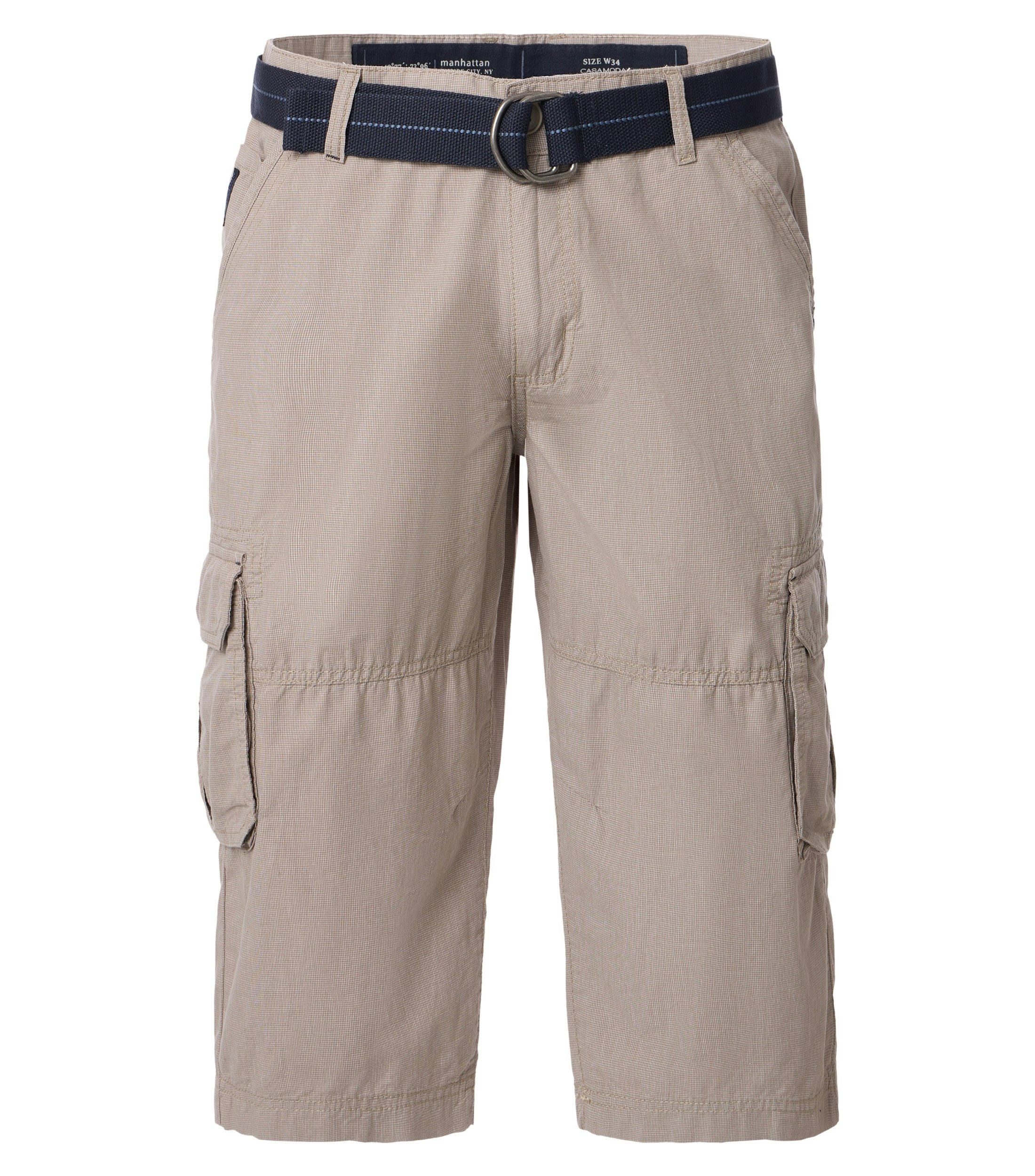 Eine Shorts im uni Muster in der Farbe Beige