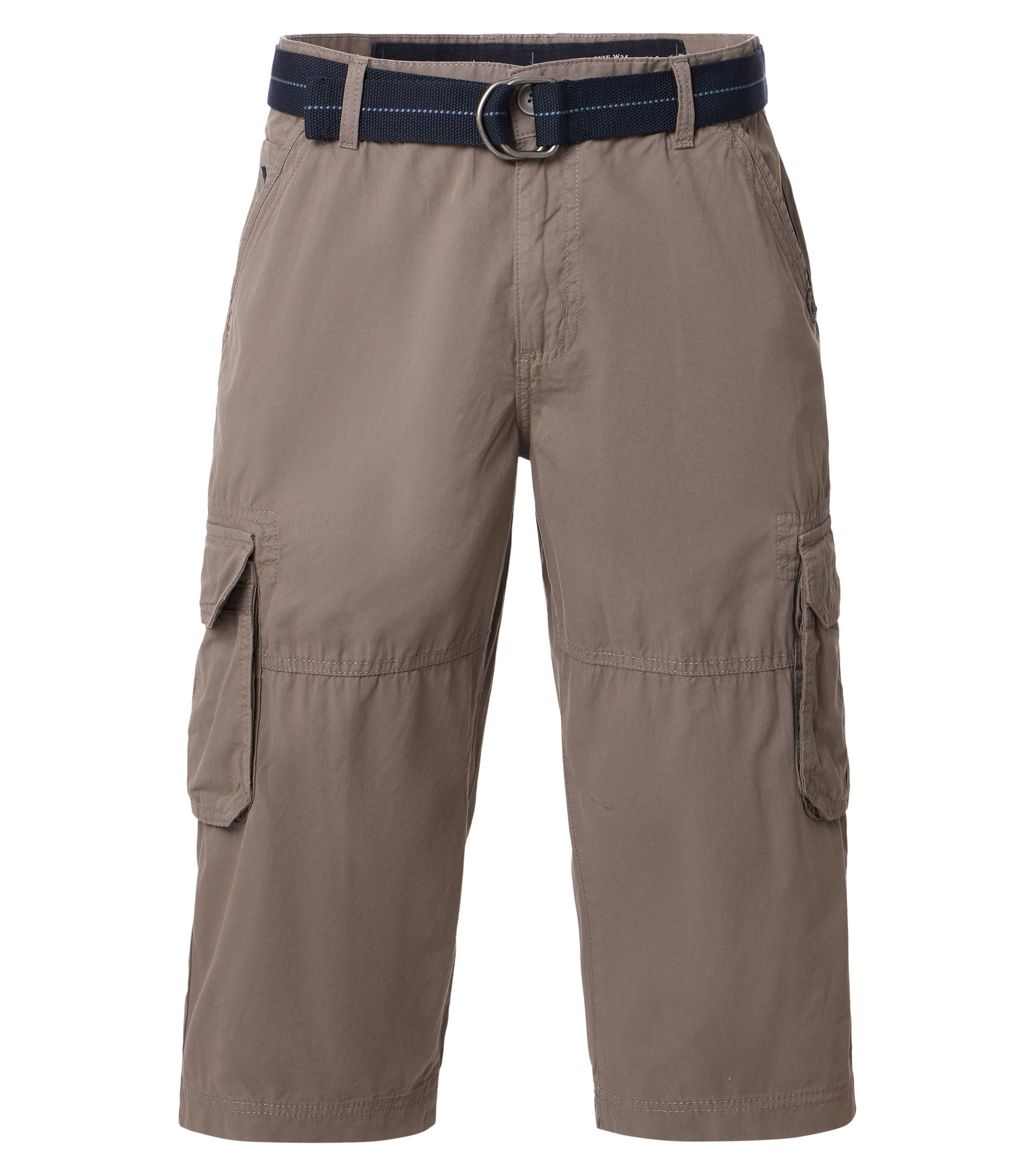 Ein Shorts im uni Muster in der Farbe Hellbraun