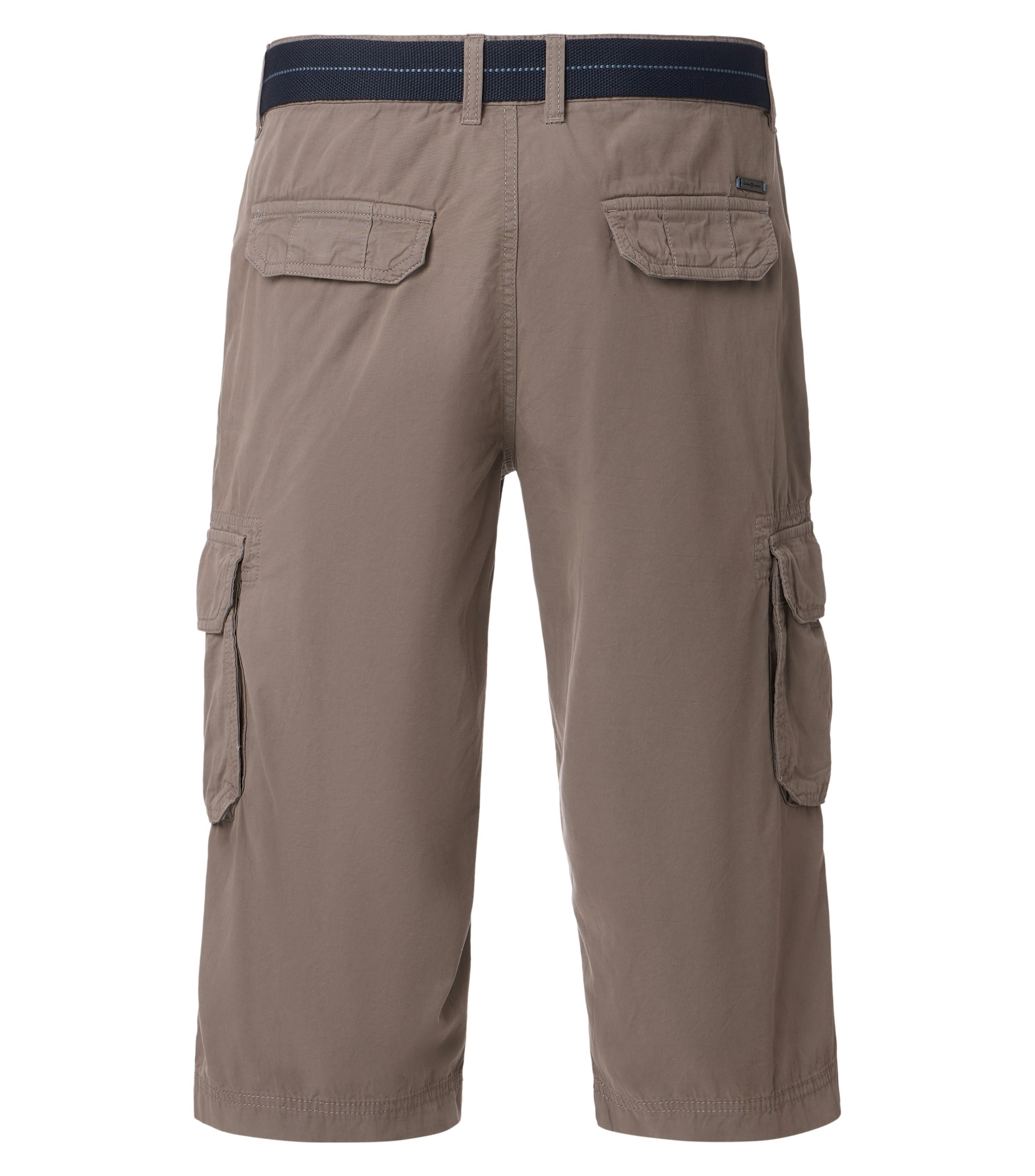 Eine Shorts im uni Muster in der Farbe Hellbraun