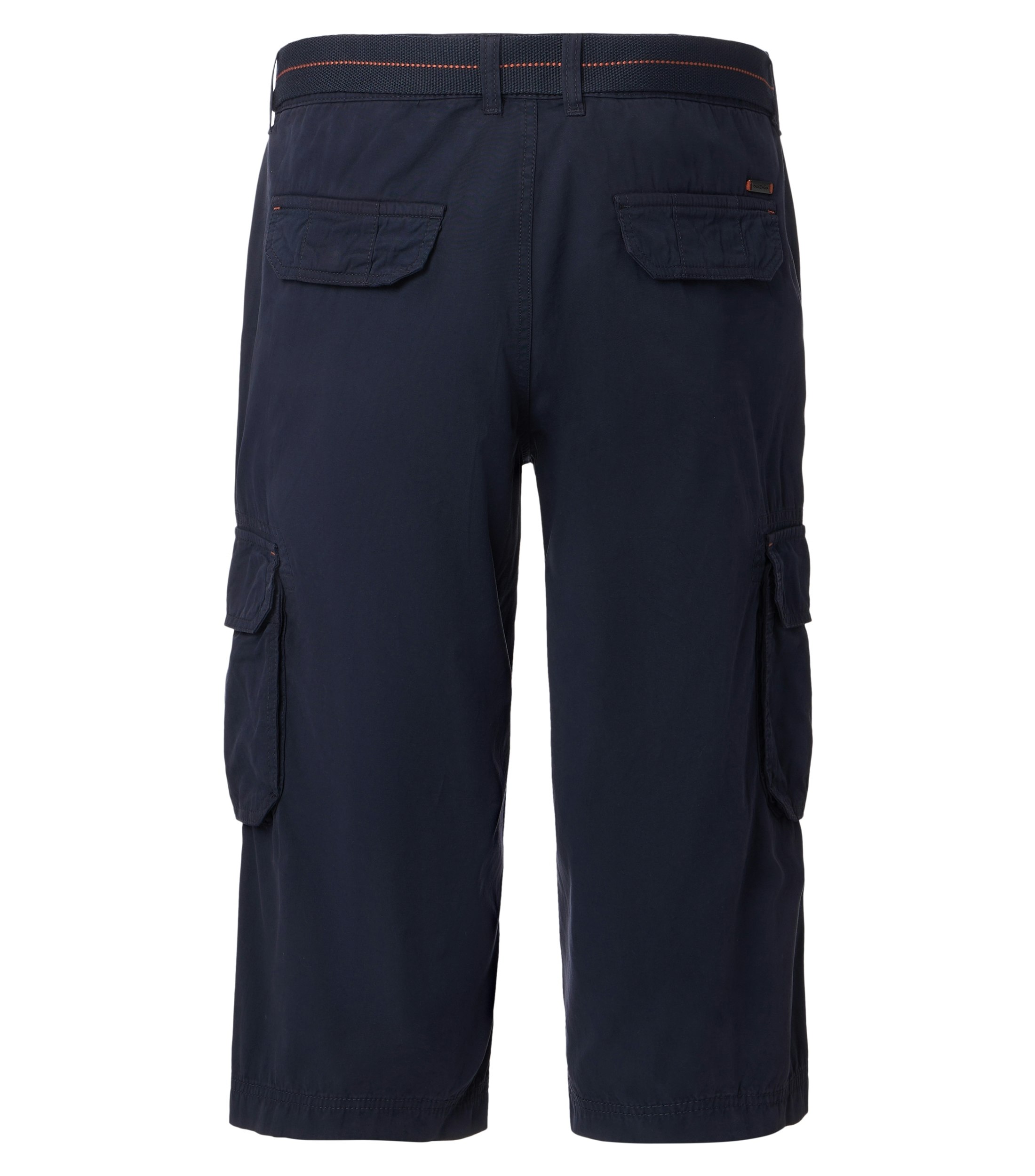 Ein Shorts im uni Muster in der Farbe Dunkelblau