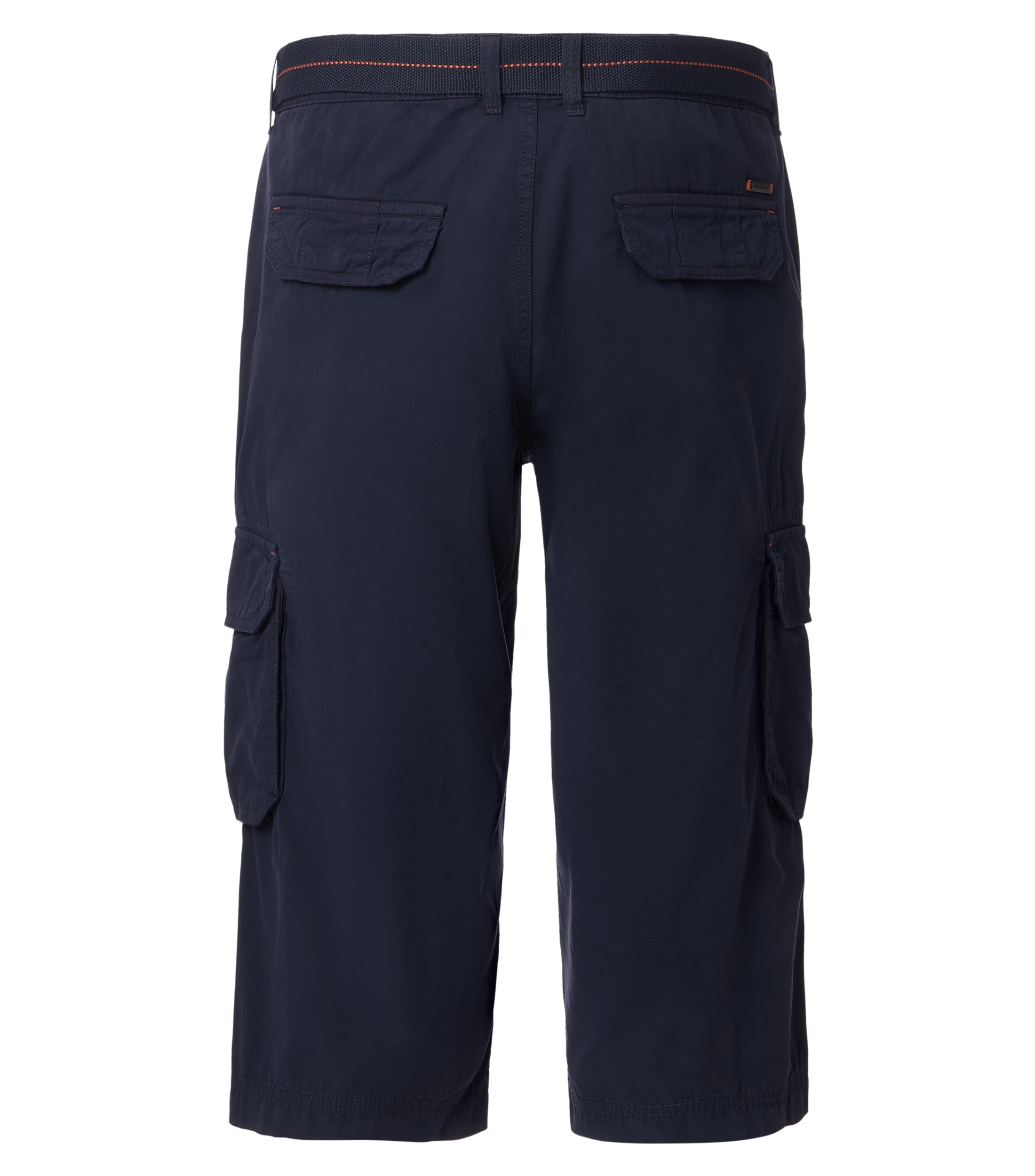 Shorts im unifarbenen Design in der Farbe Dunkelblau
