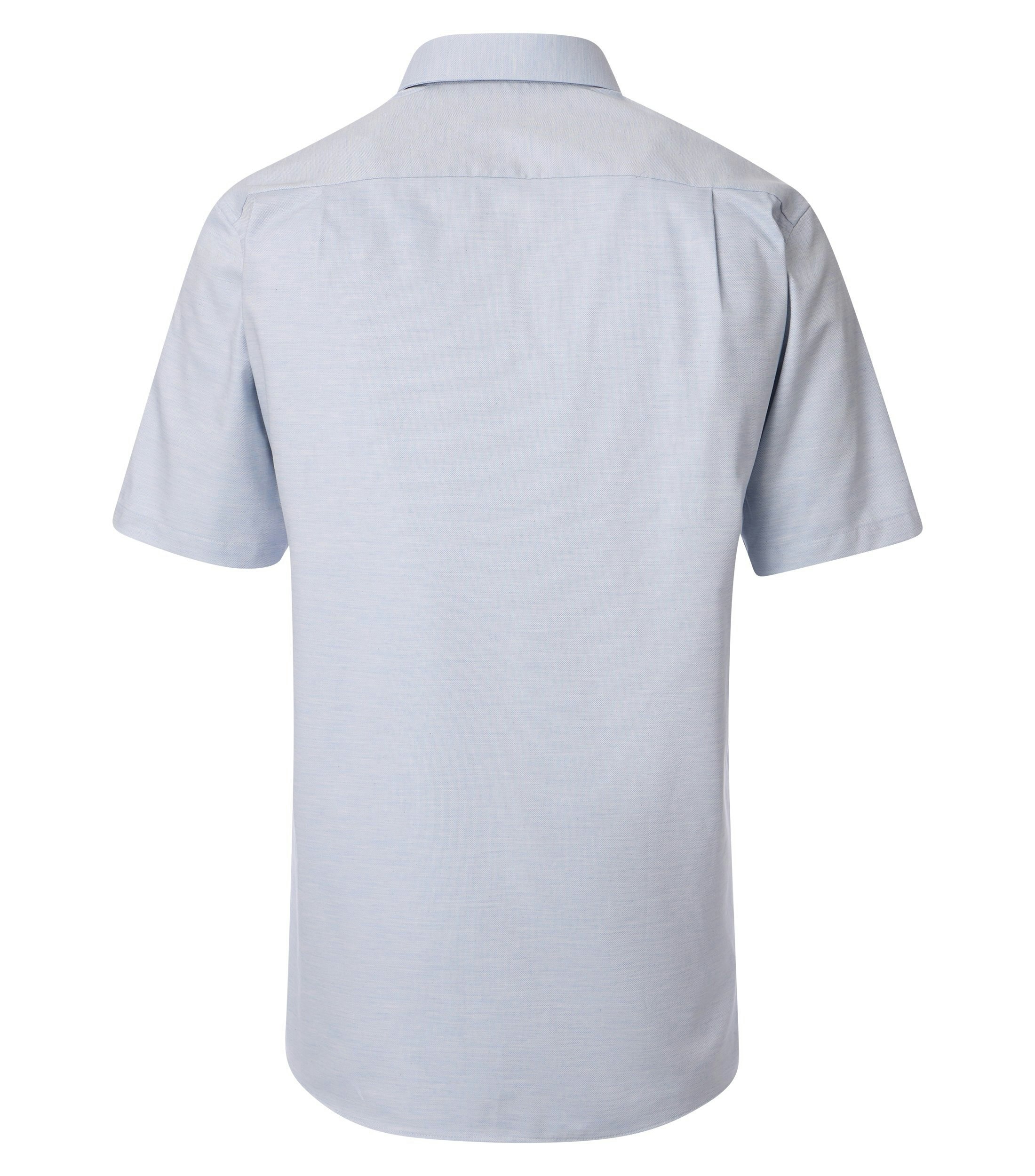 Ein Businesshemd im uni Muster in der Farbe Hellblau