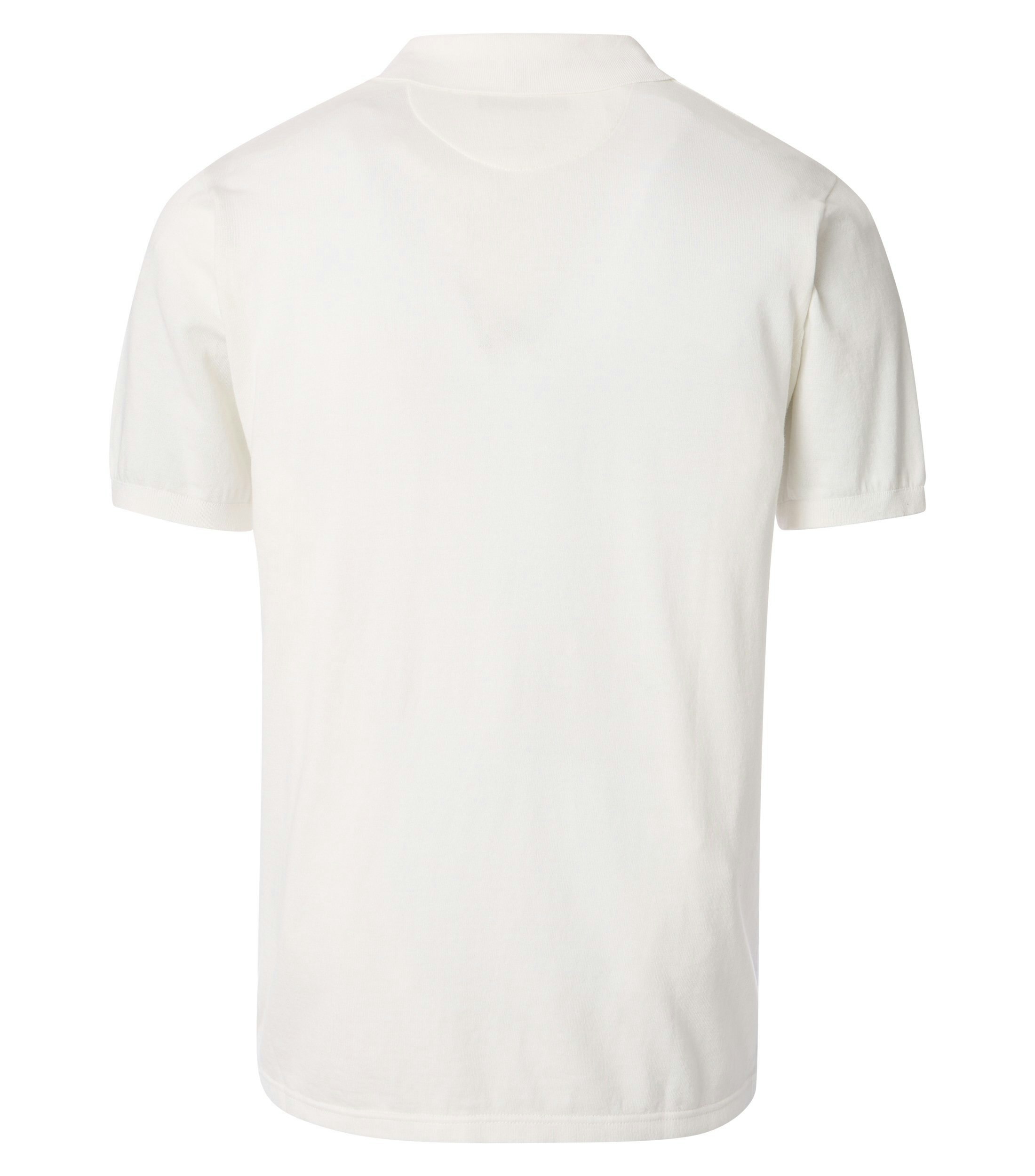 Ein Polo-Shirt im uni Muster in der Farbe Weiß