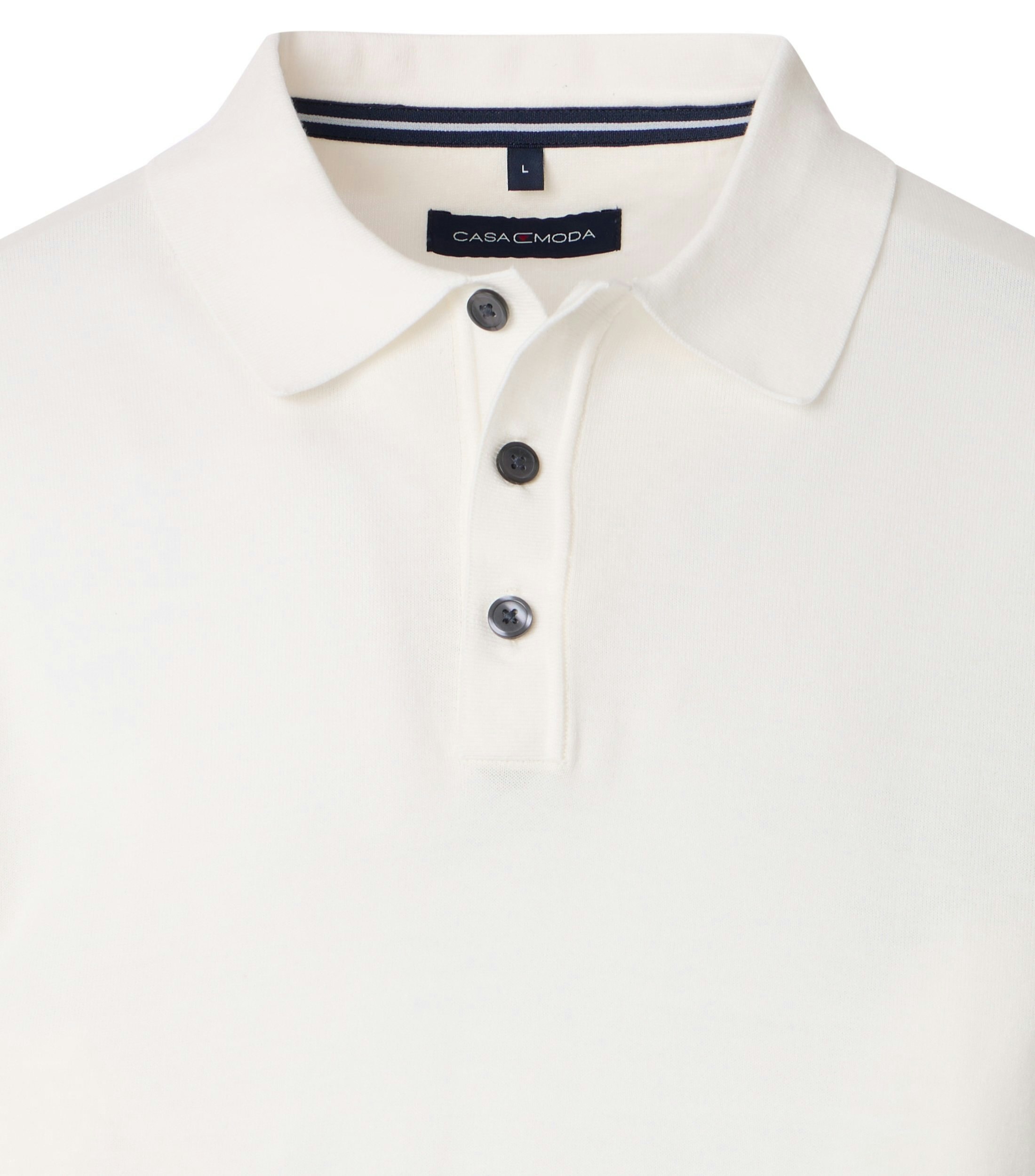 Ein Polo-Shirt im uni Muster in der Farbe Weiß