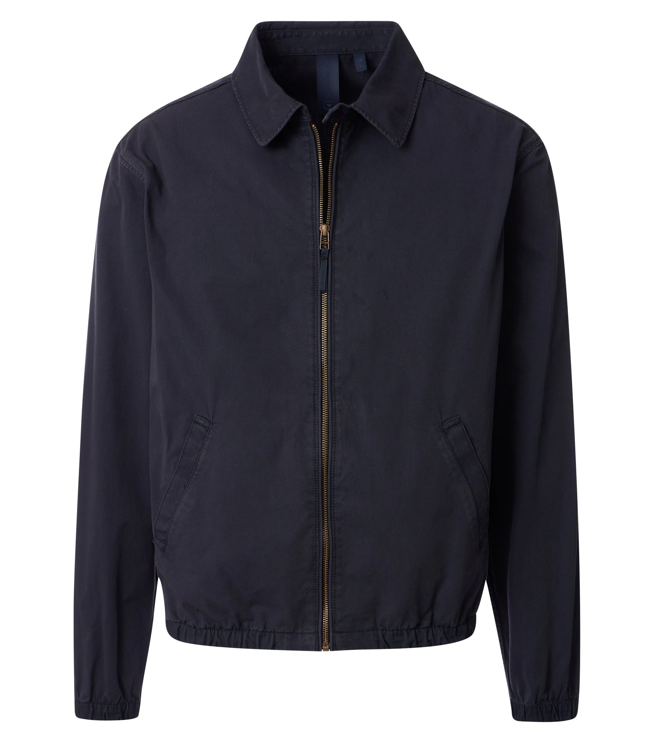 Jacke im unifarbenen Design in der Farbe Blau