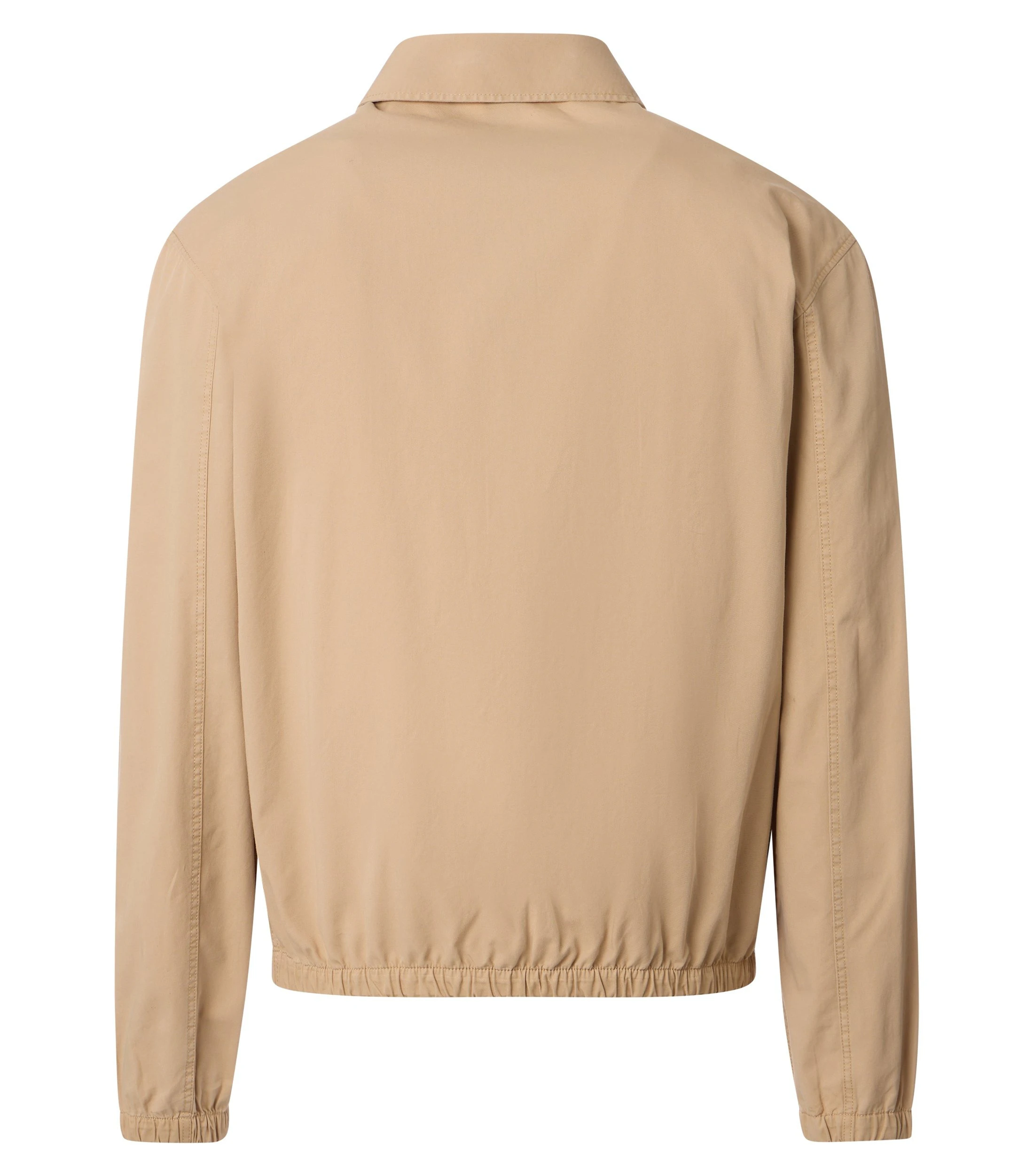 Jacke im unifarbenen Design in der Farbe Beige