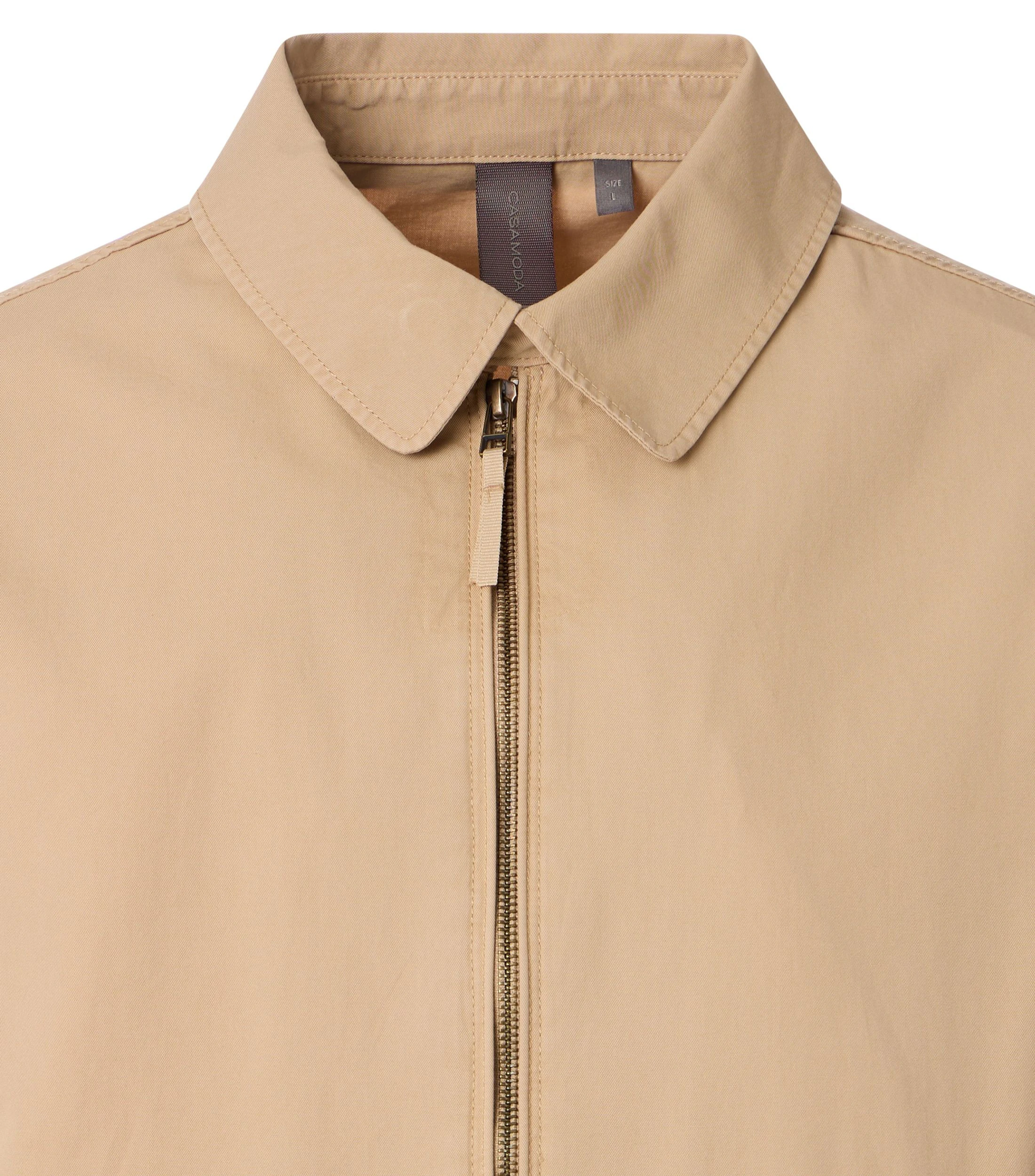 Jacke im unifarbenen Design in der Farbe Beige