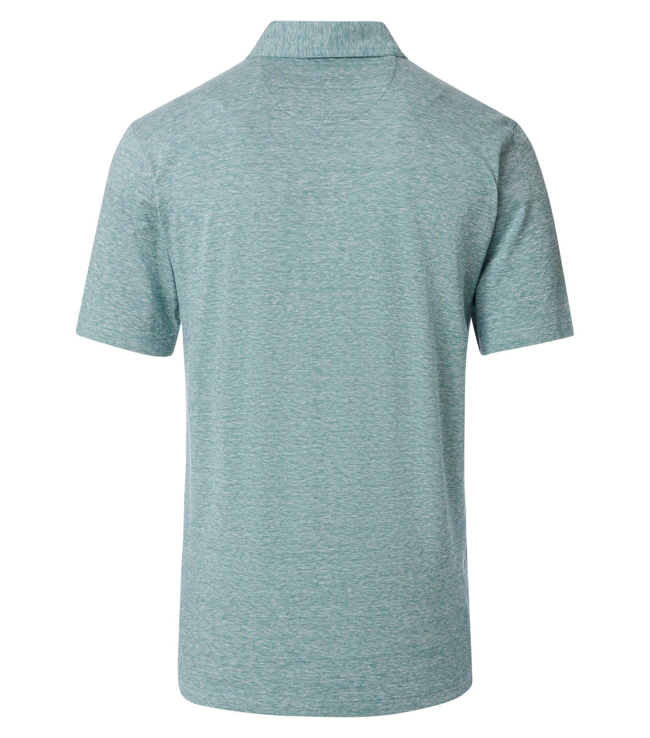 Ein Polo-Shirt im uni Muster in der Farbe Türkis