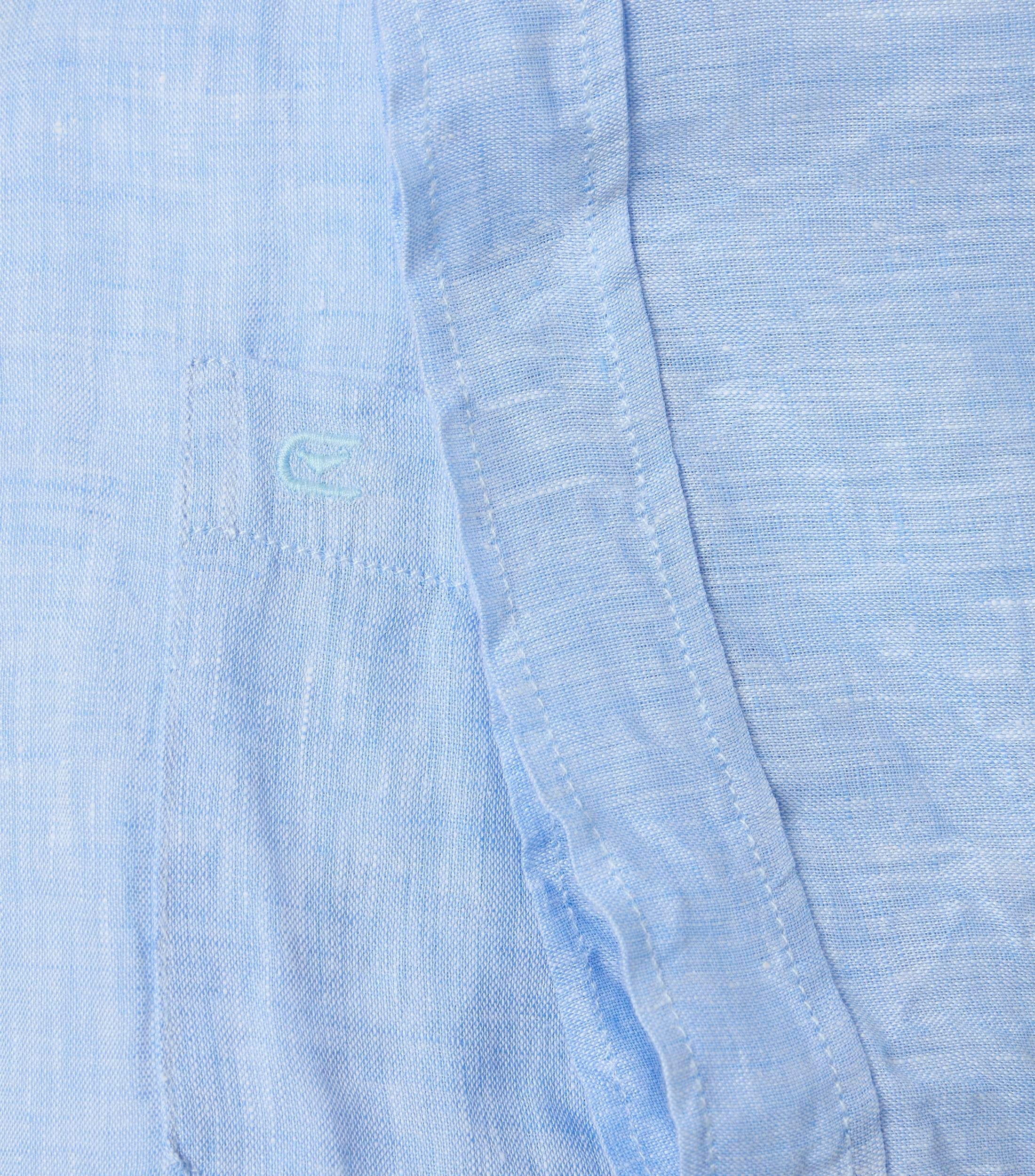 Freizeithemd im unifarbenen Design in der Farbe 100 blau