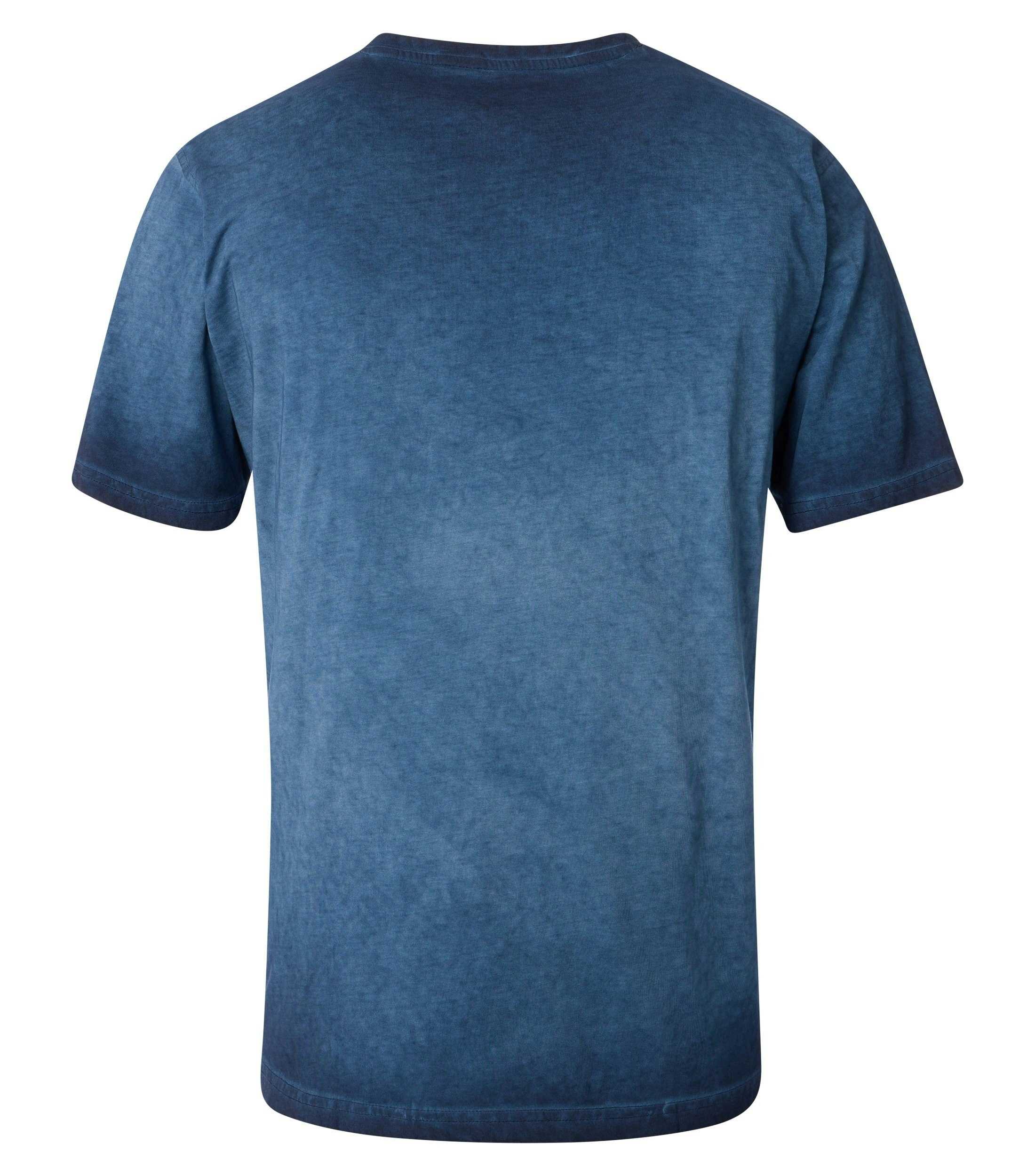 Ein T-Shirt im uni Muster in der Farbe Blau