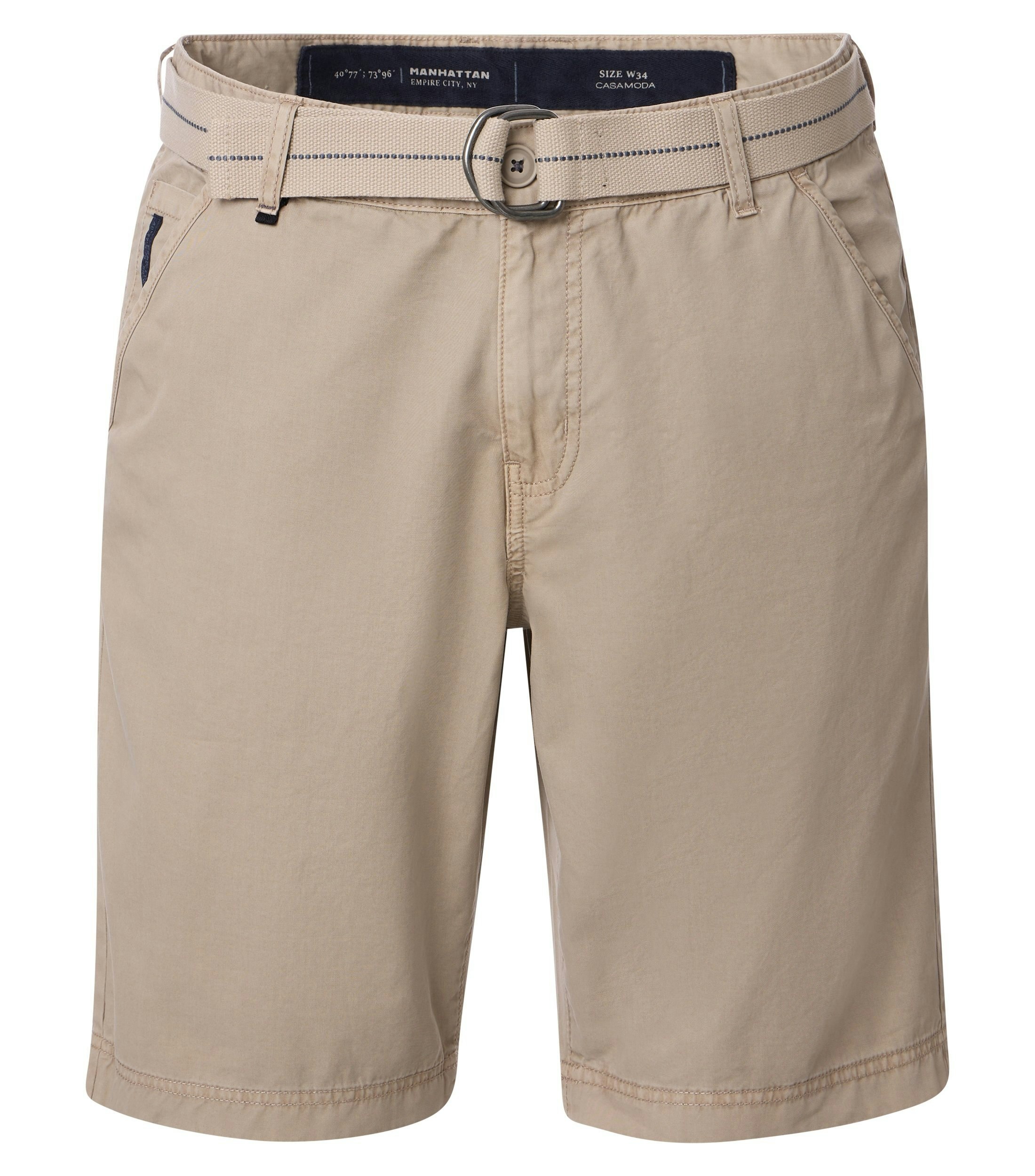 Ein Shorts im uni Muster in der Farbe Beige