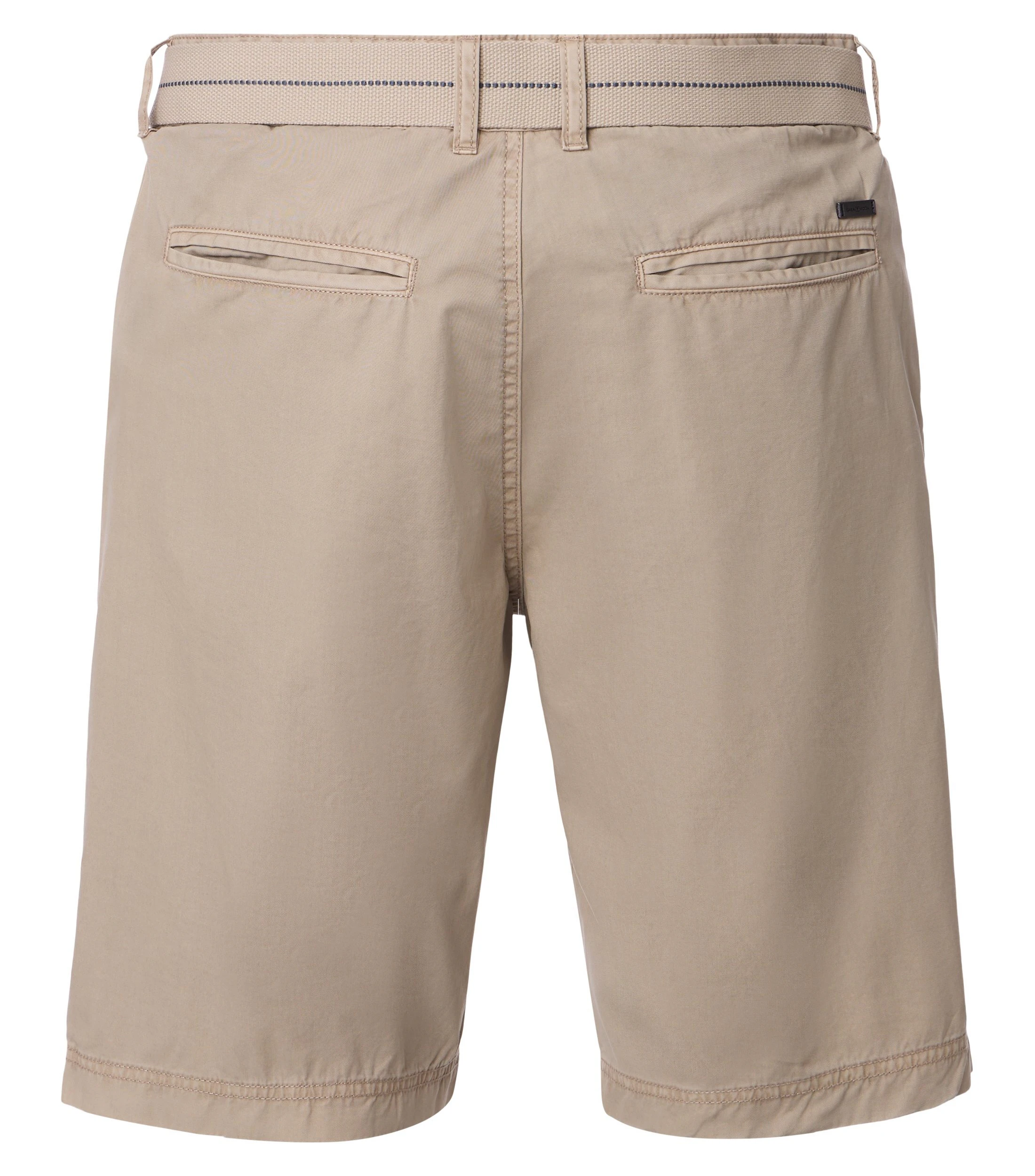 Shorts im unifarbenen Design in der Farbe Beige