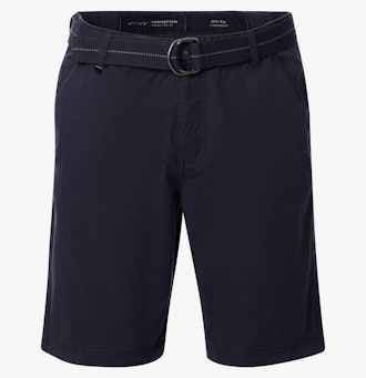 Ein Shorts im uni Muster in der Farbe Dunkelblau