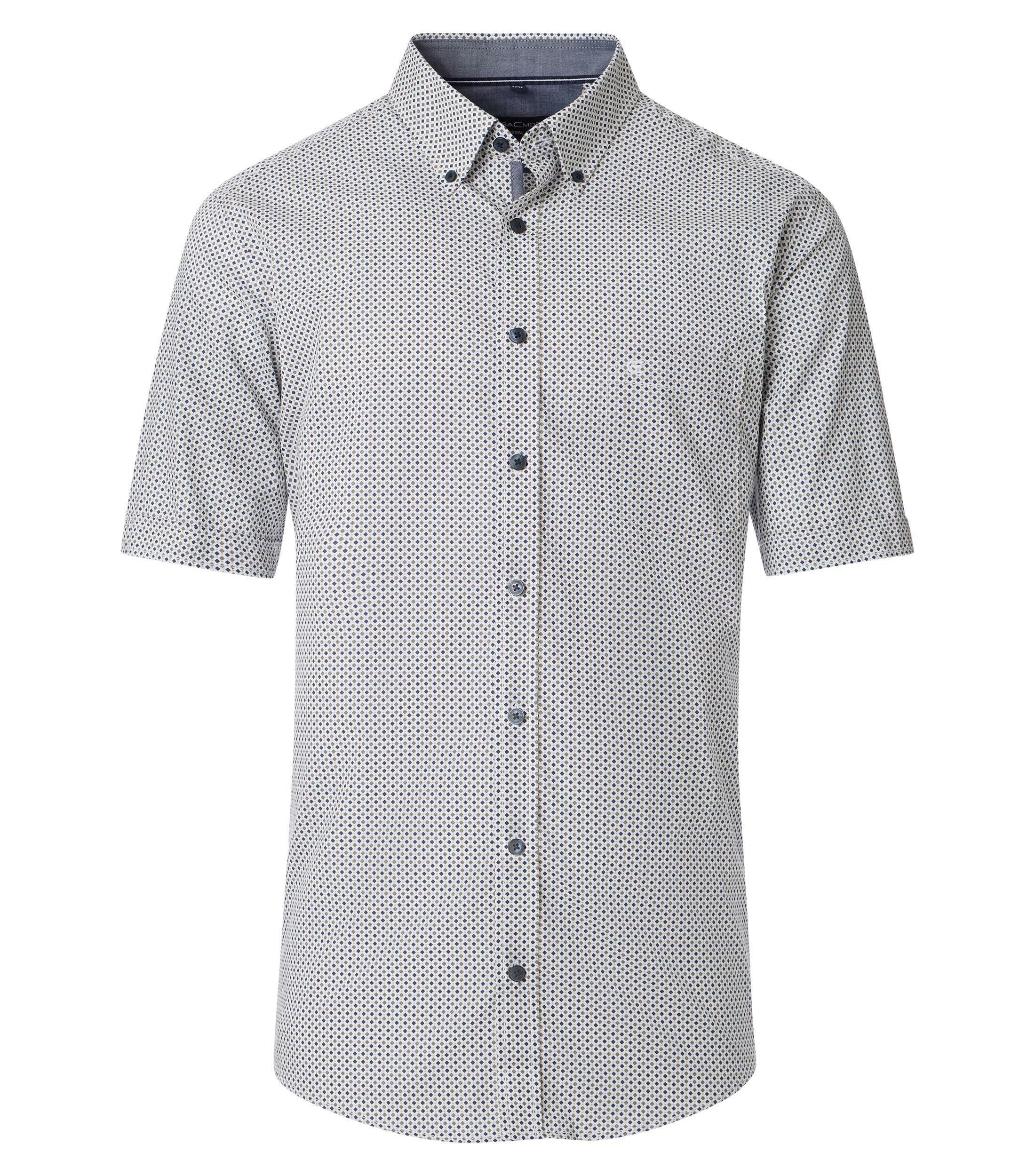 Ein Freizeithemd im Print Muster in der Farbe Hellblau