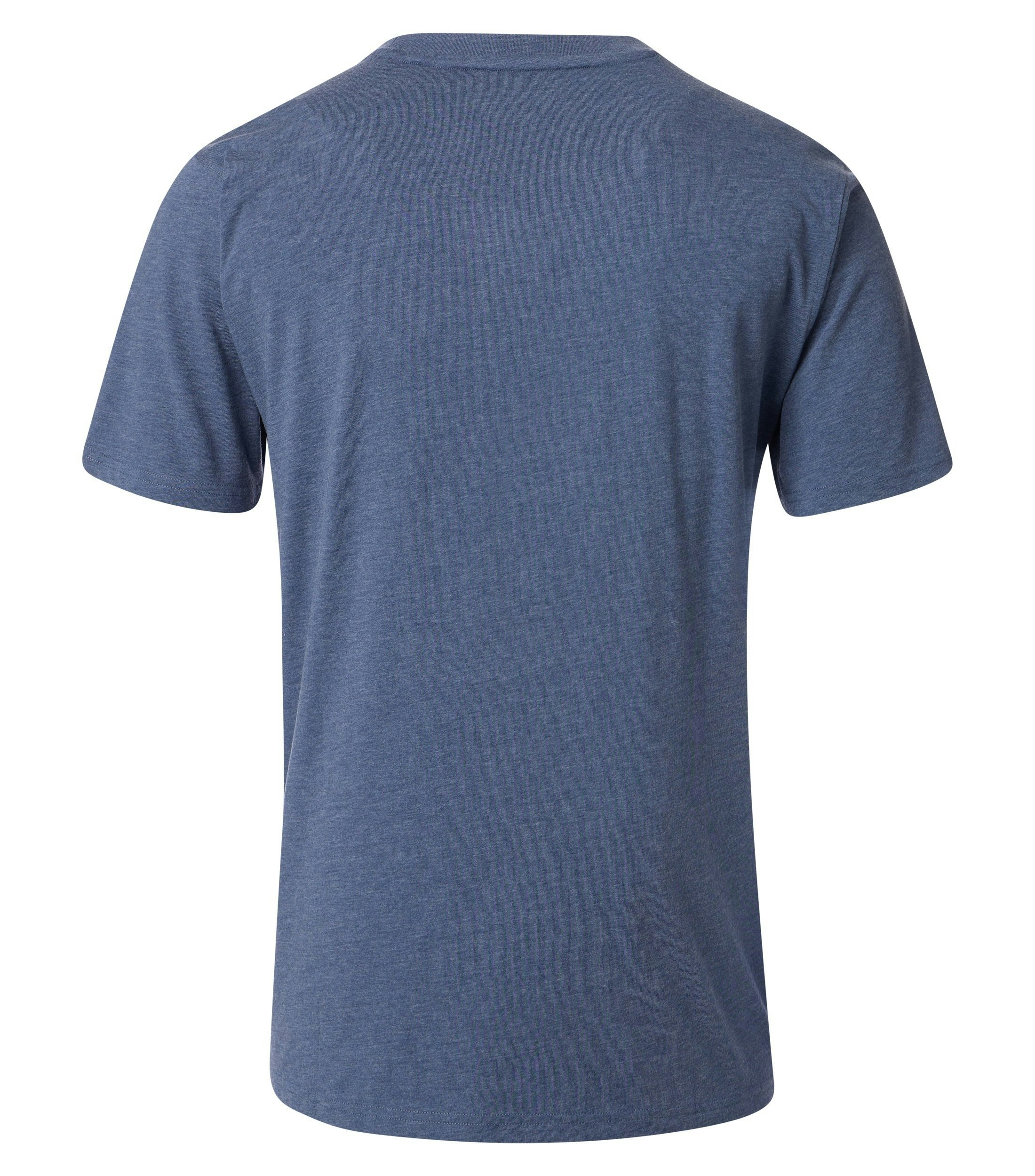 Ein T-Shirt im uni Muster in der Farbe Blau