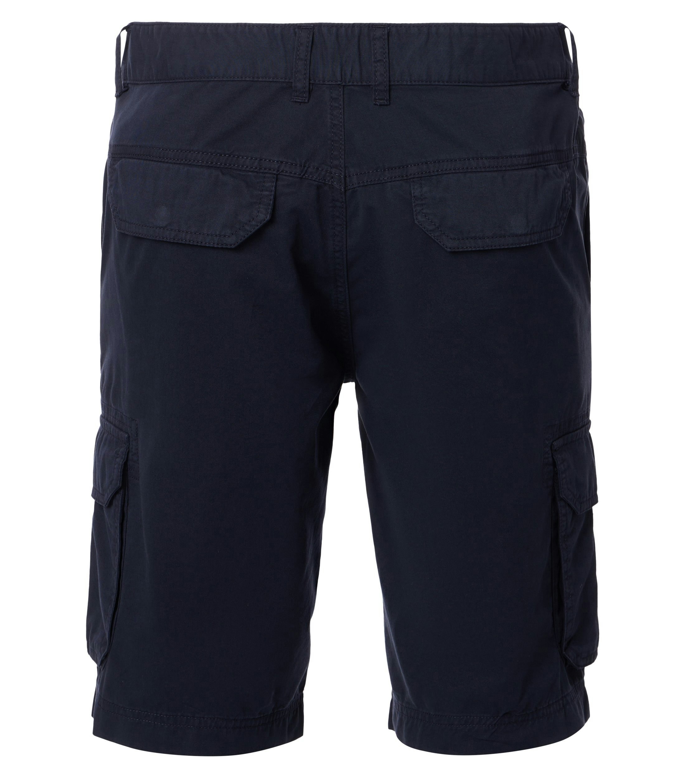 Eine Shorts im uni Muster in der Farbe Dunkelblau