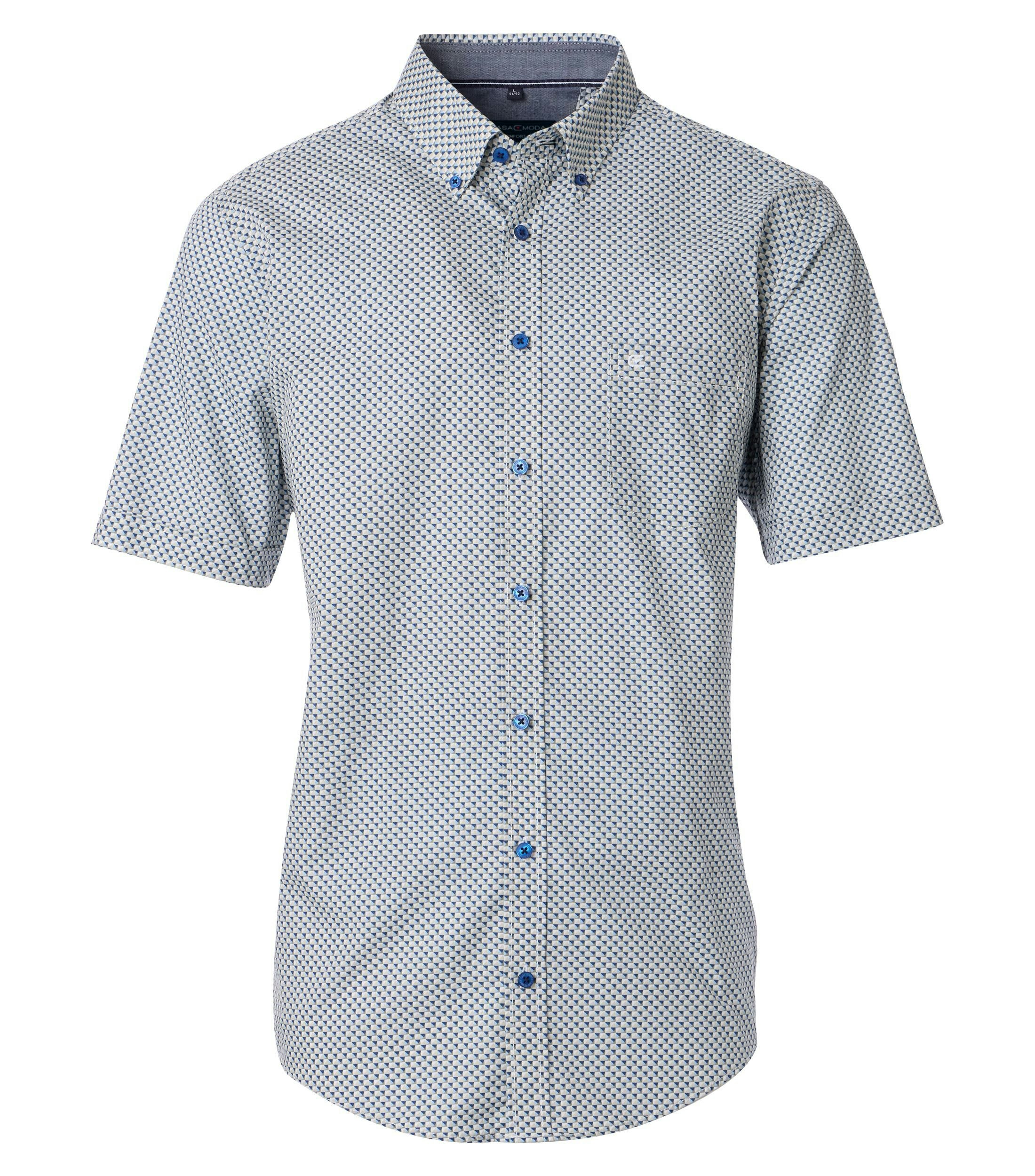 Ein Freizeithemd im Print Muster in der Farbe Grau