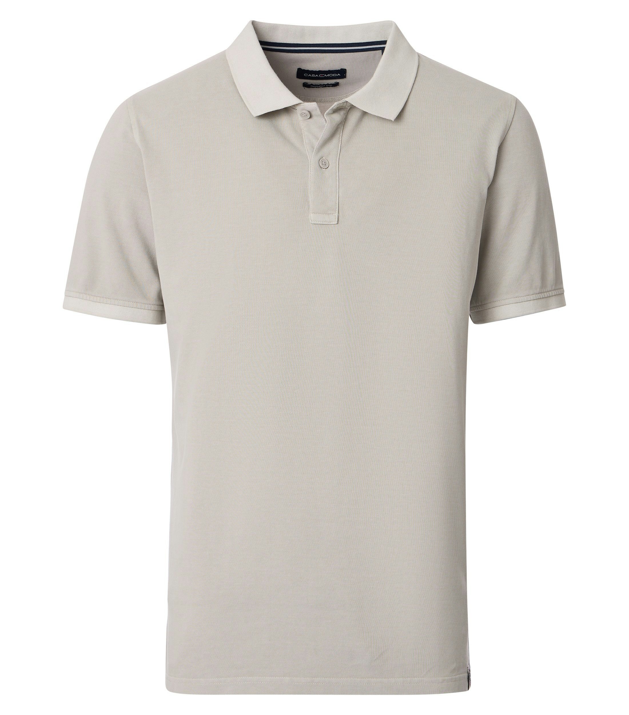 Ein Polo-Shirt im uni Muster in der Farbe Grau