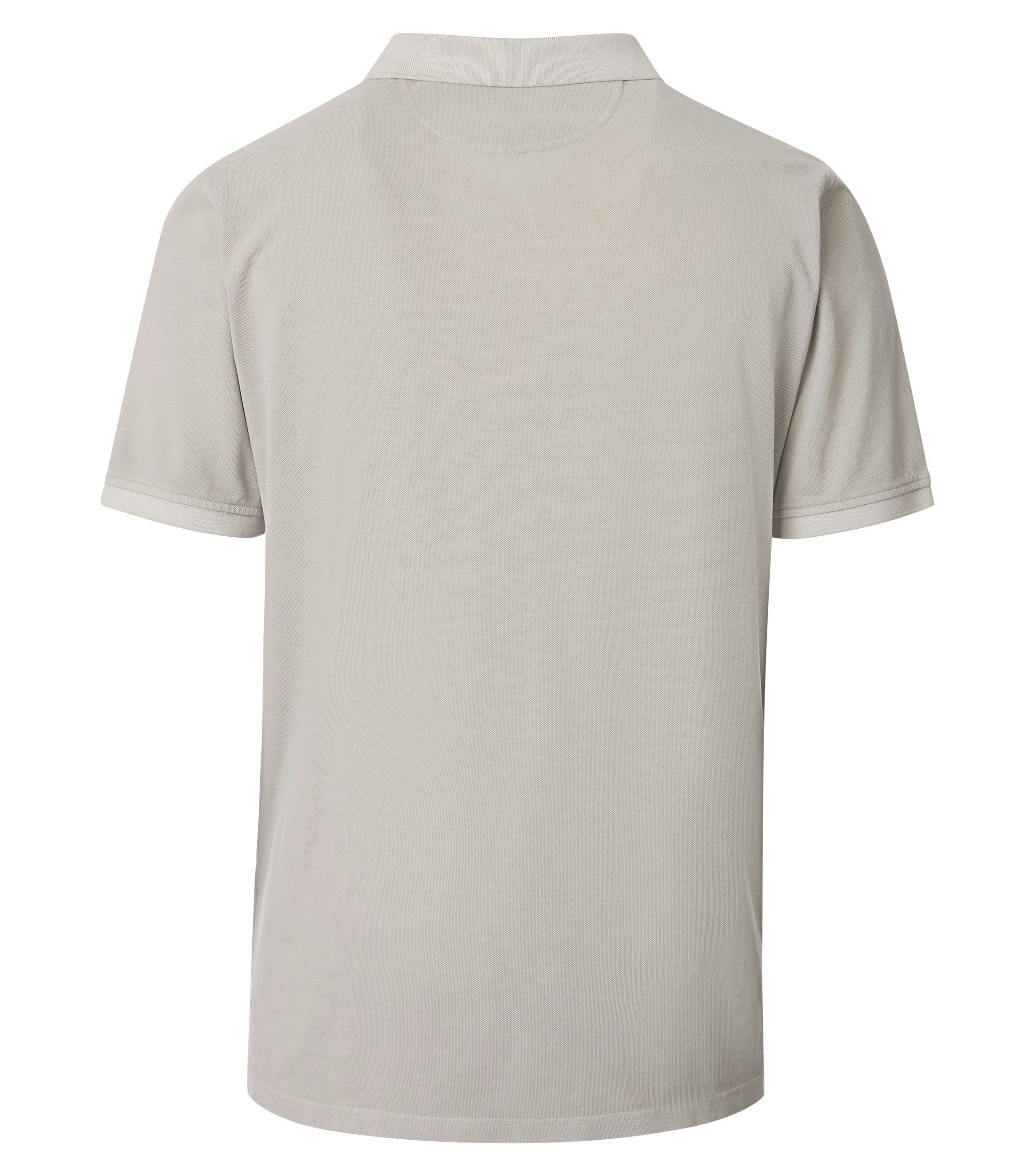 Ein Polo-Shirt im uni Muster in der Farbe Grau