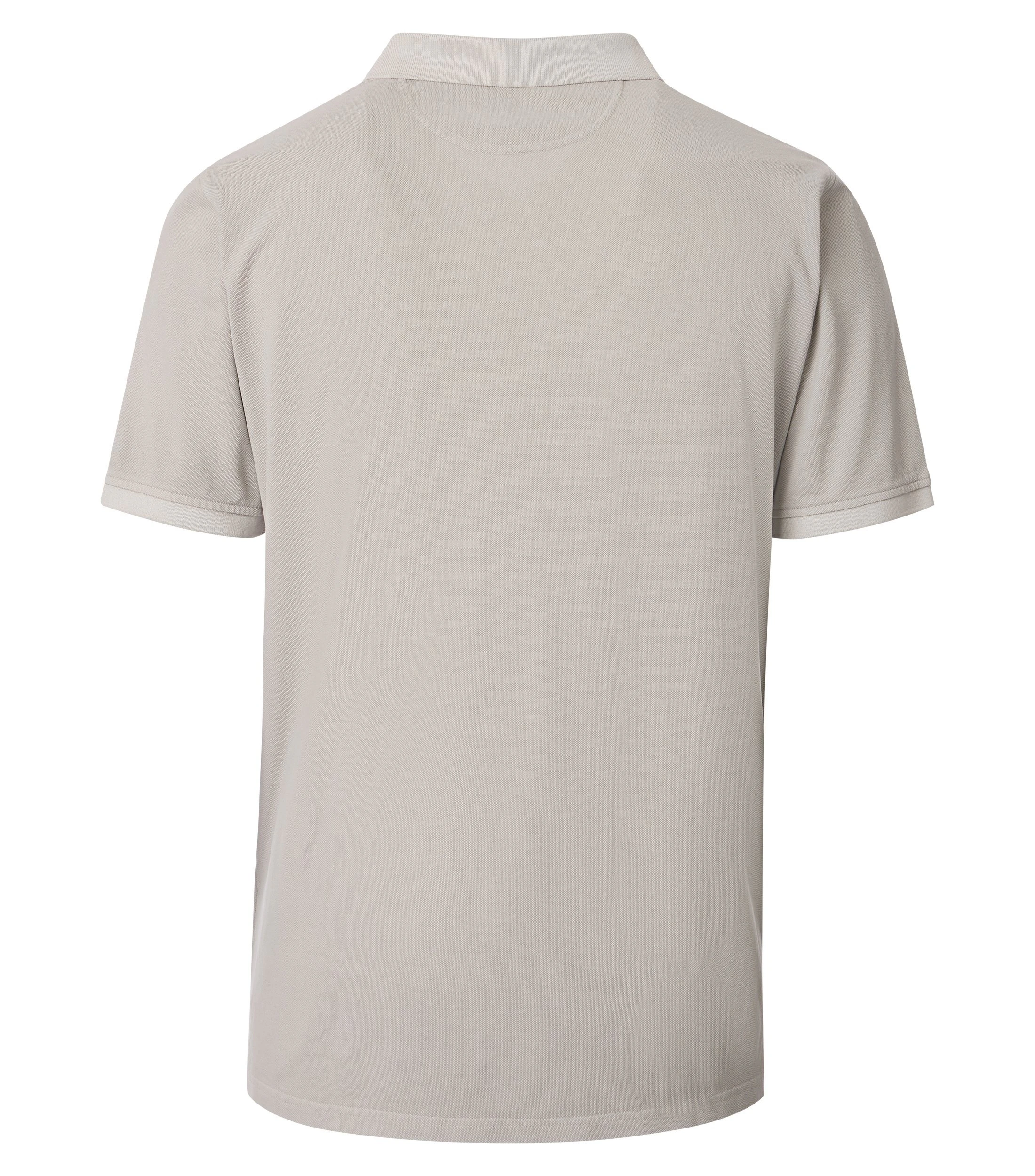 Polo-Shirt im unifarbenen Design in der Farbe Grau