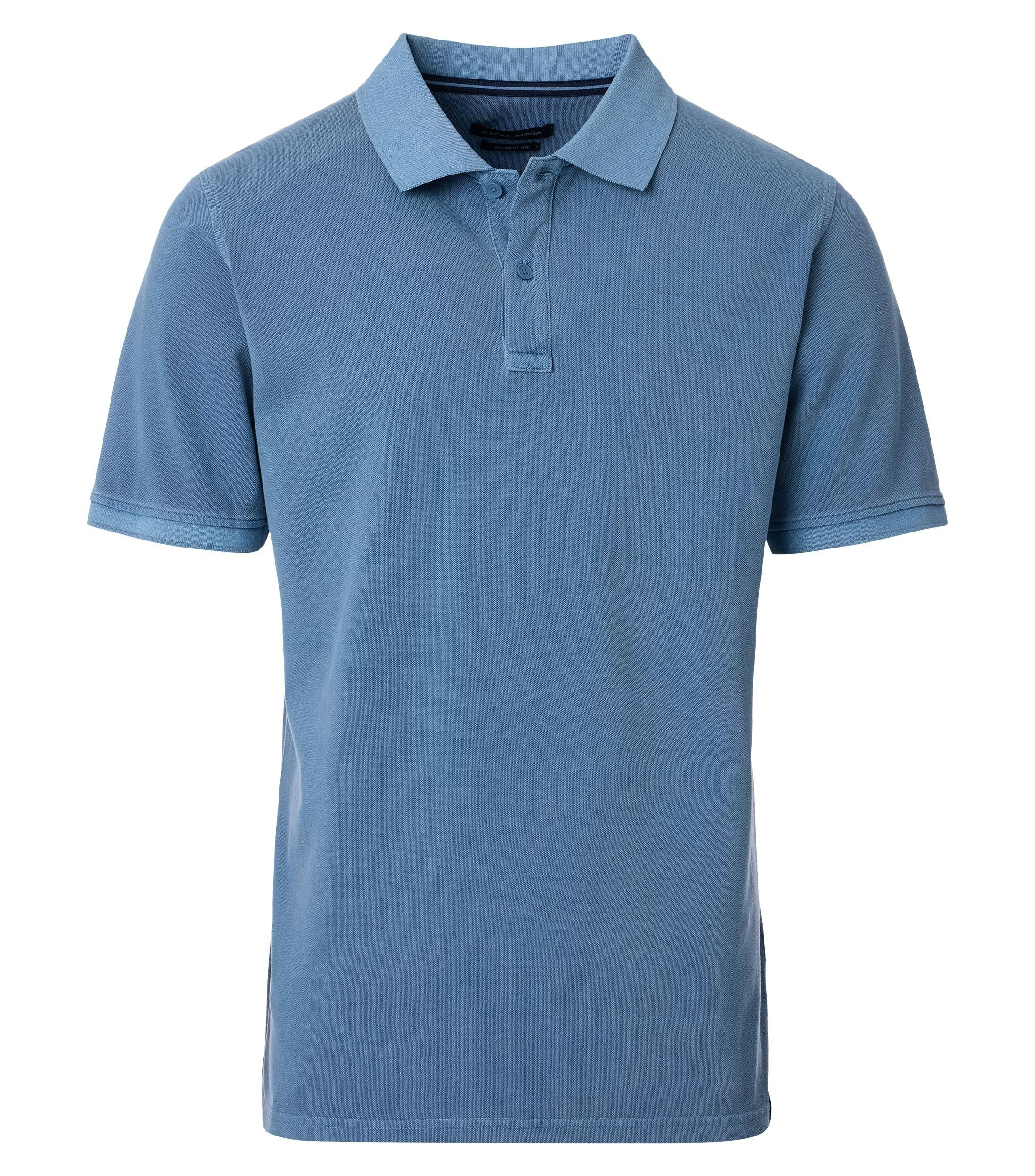 Ein Polo-Shirt im uni Muster in der Farbe Türkis