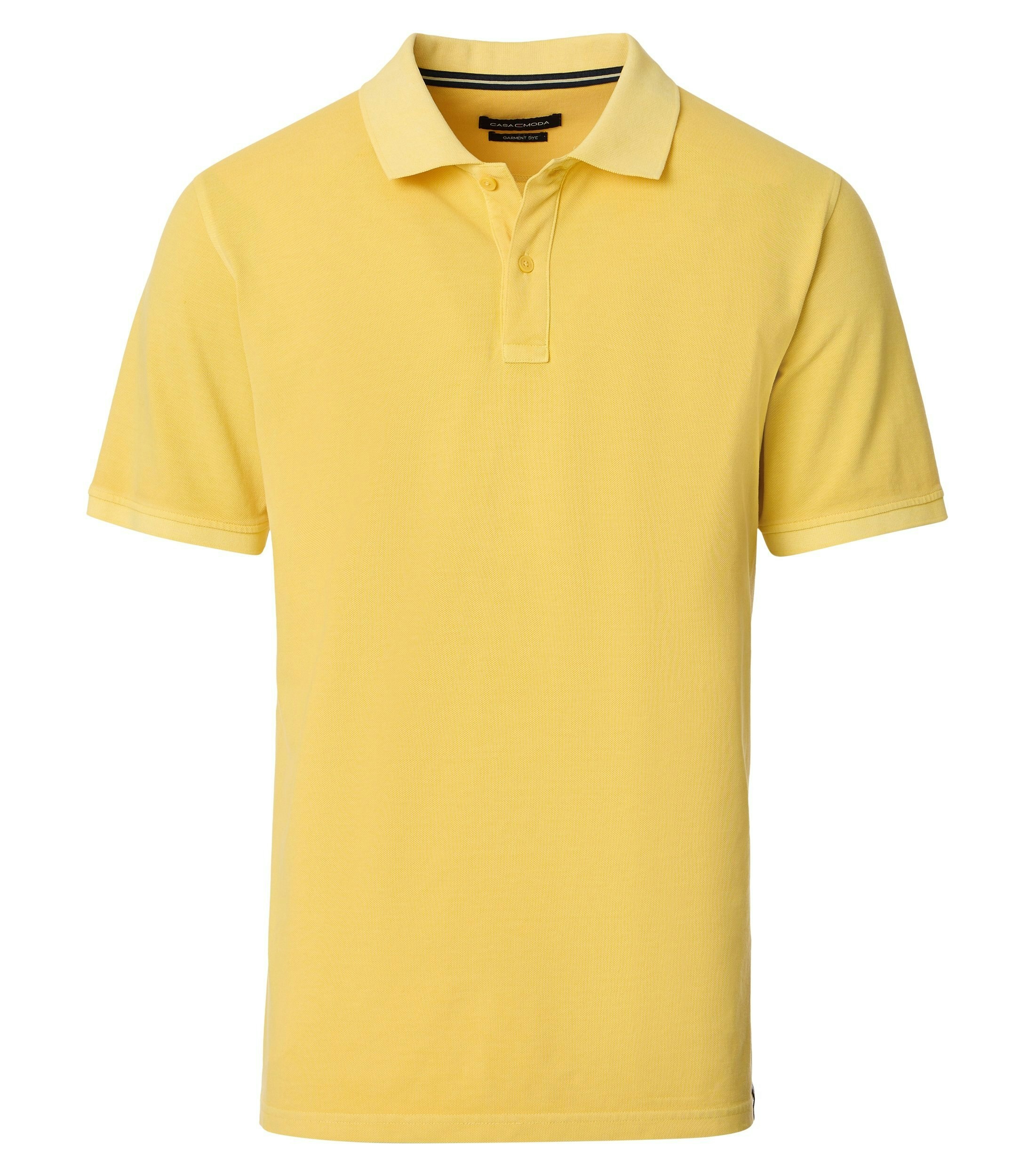 Ein Polo-Shirt im uni Muster in der Farbe Beige