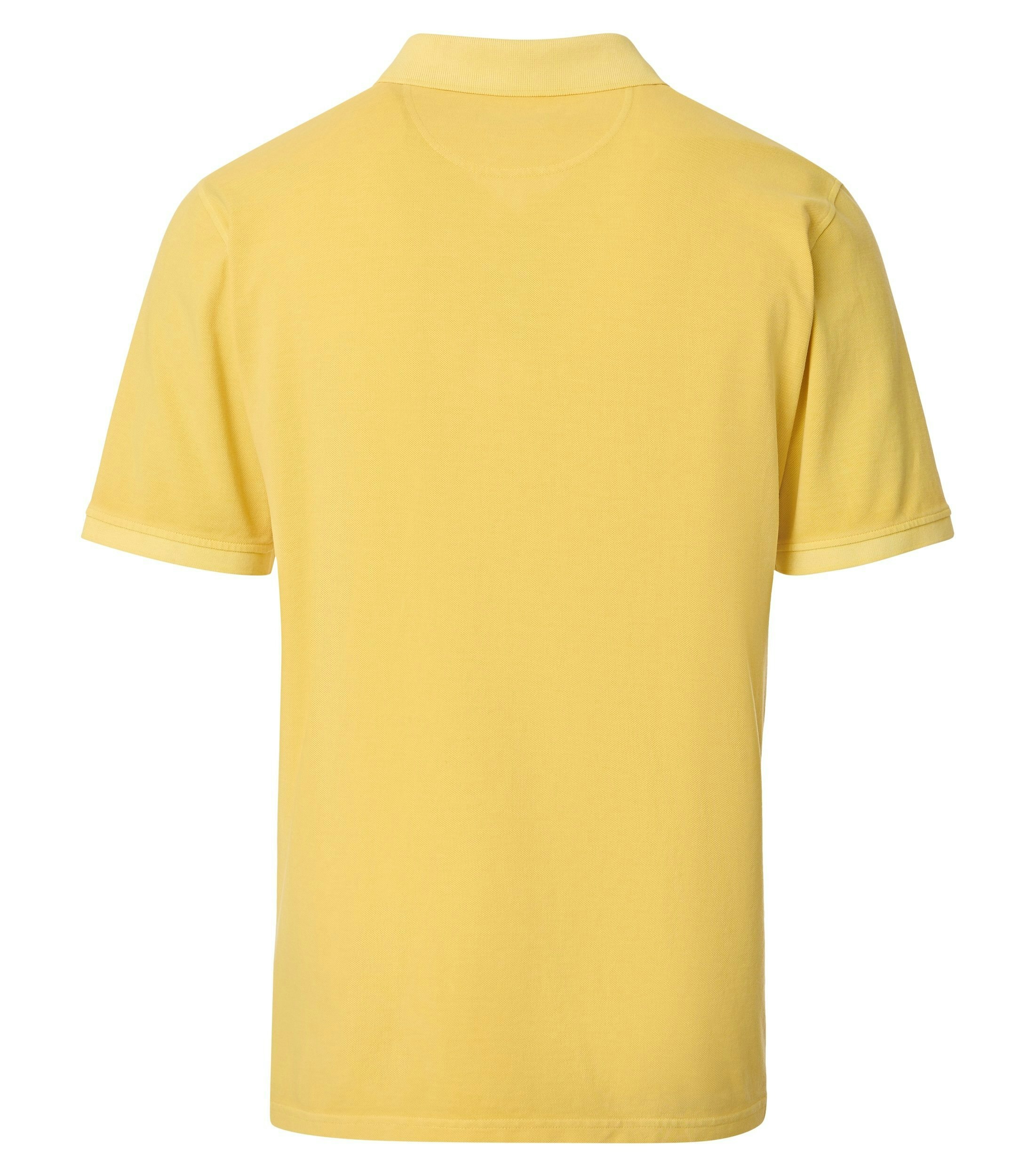 Ein Polo-Shirt im uni Muster in der Farbe Beige