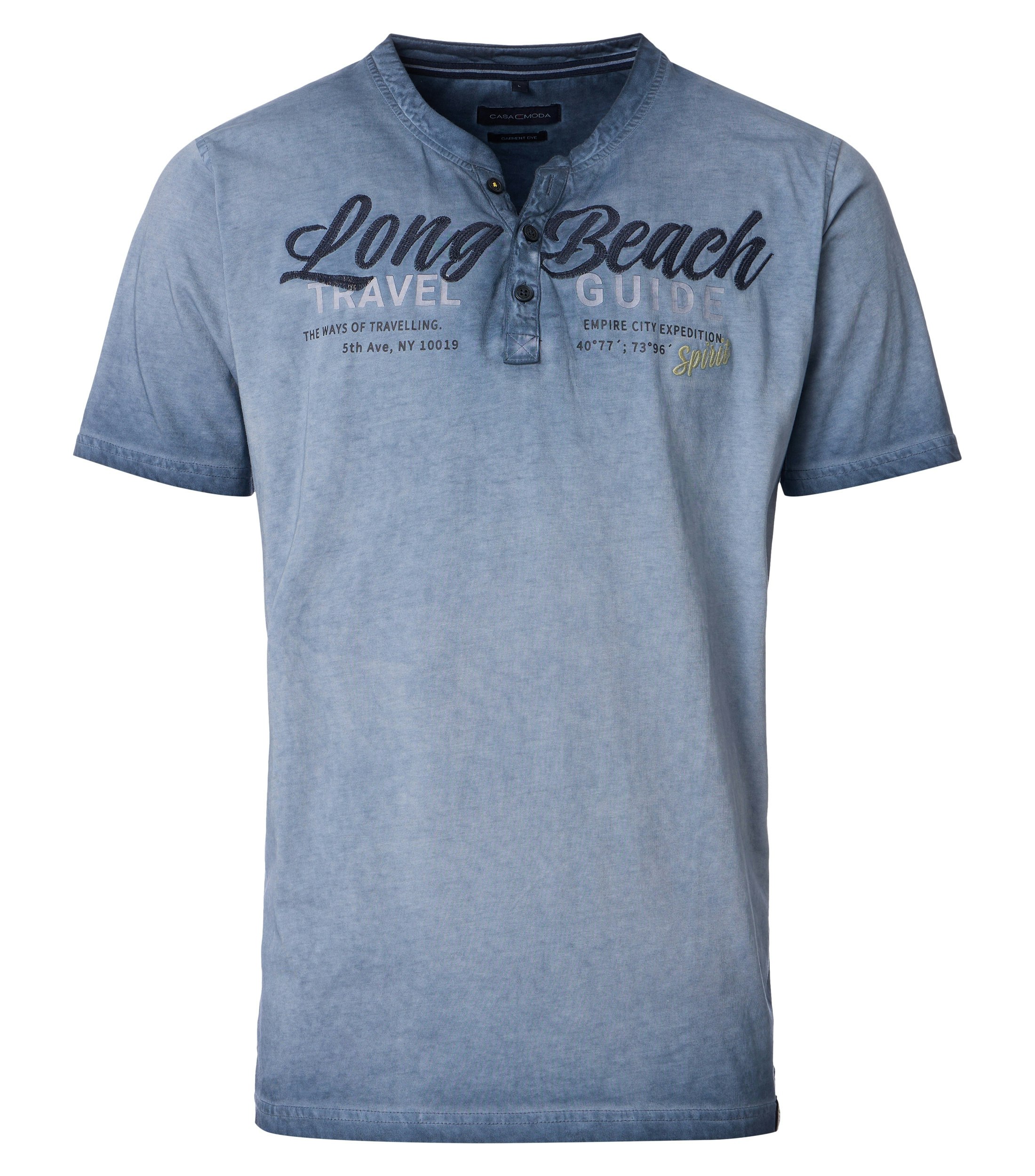 T-Shirt im Print-Muster in der Farbe Blau