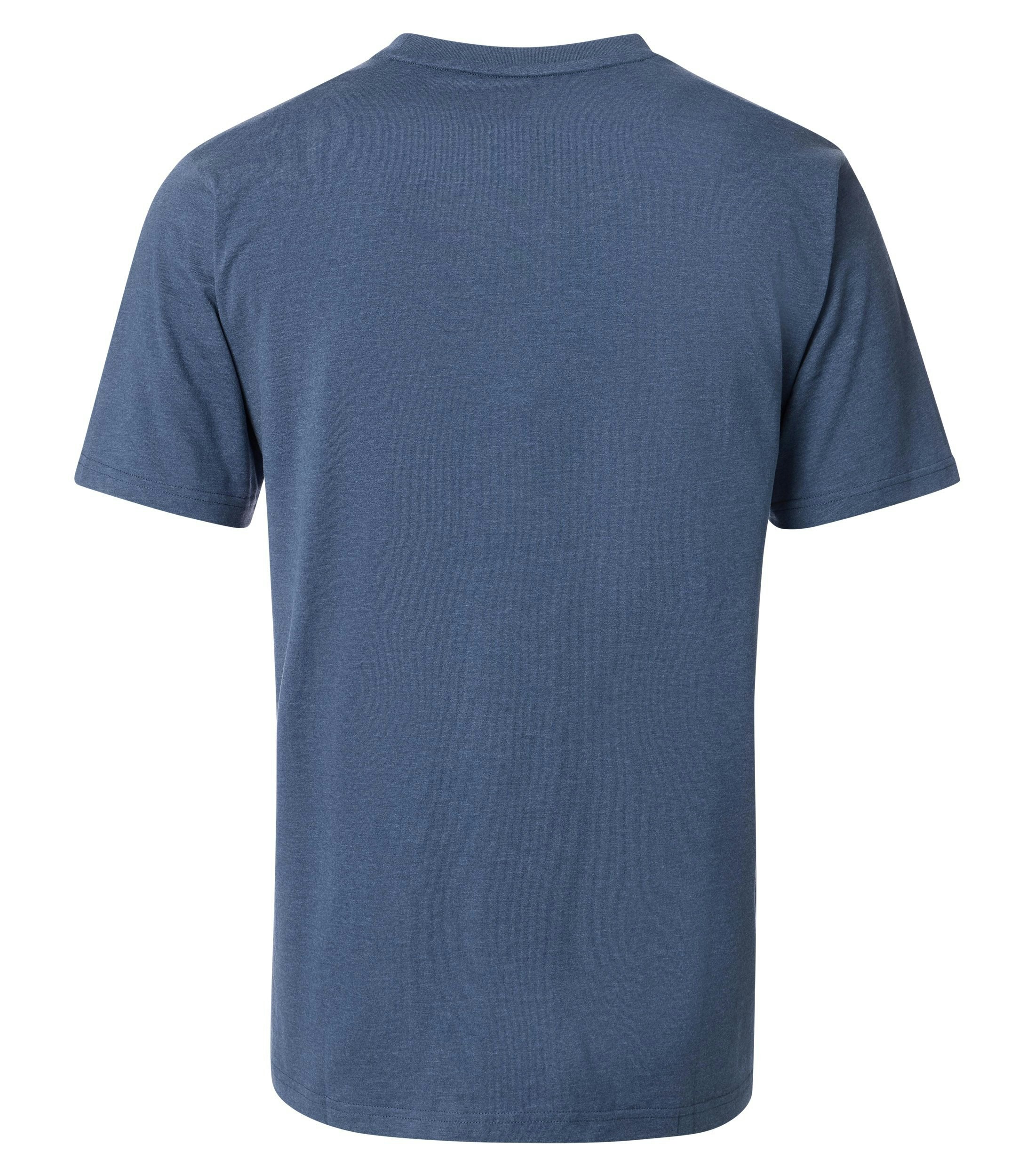 Ein T-Shirt im uni Muster in der Farbe Blau