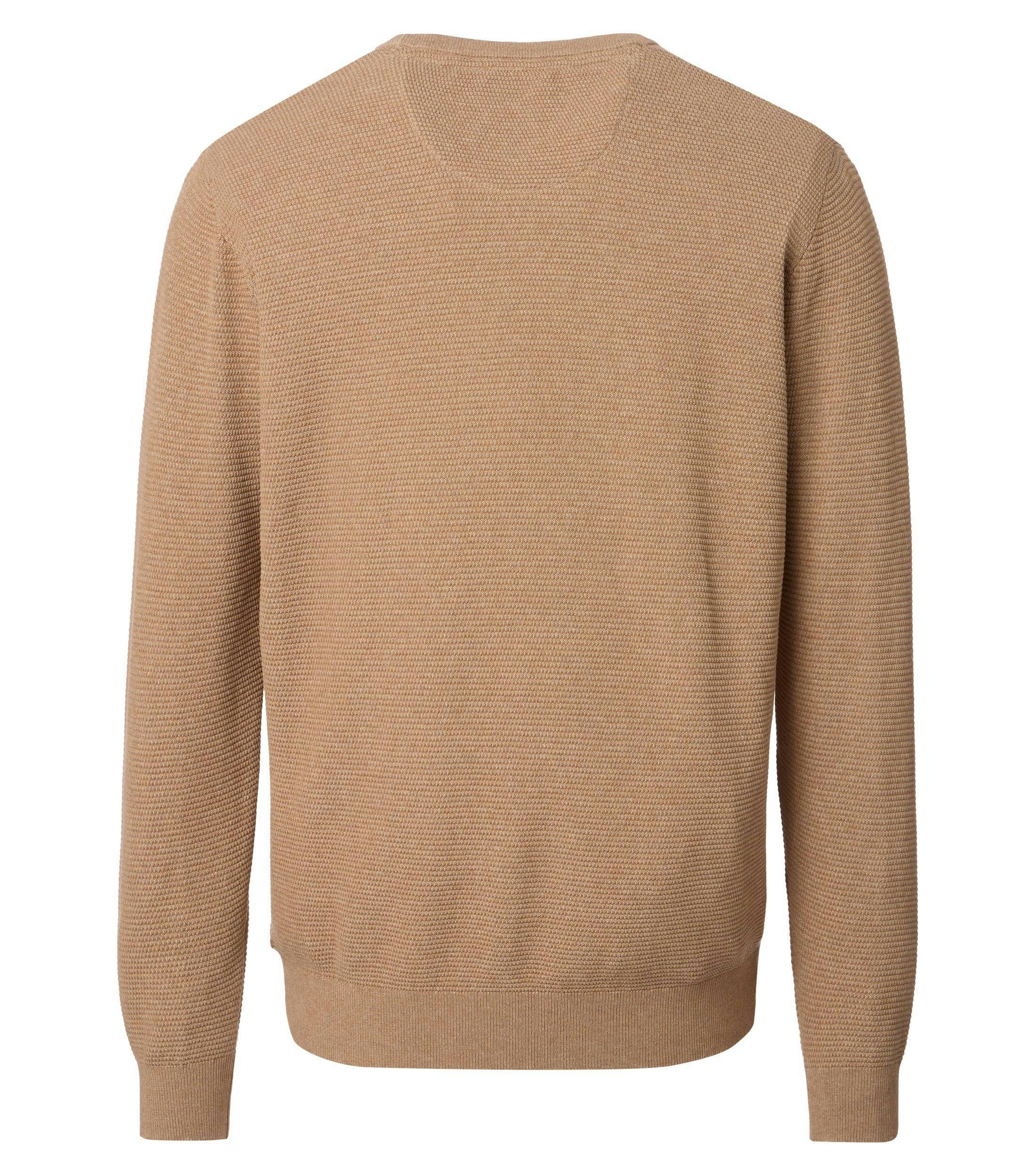 Ein Pullover im uni Muster in der Farbe Braun