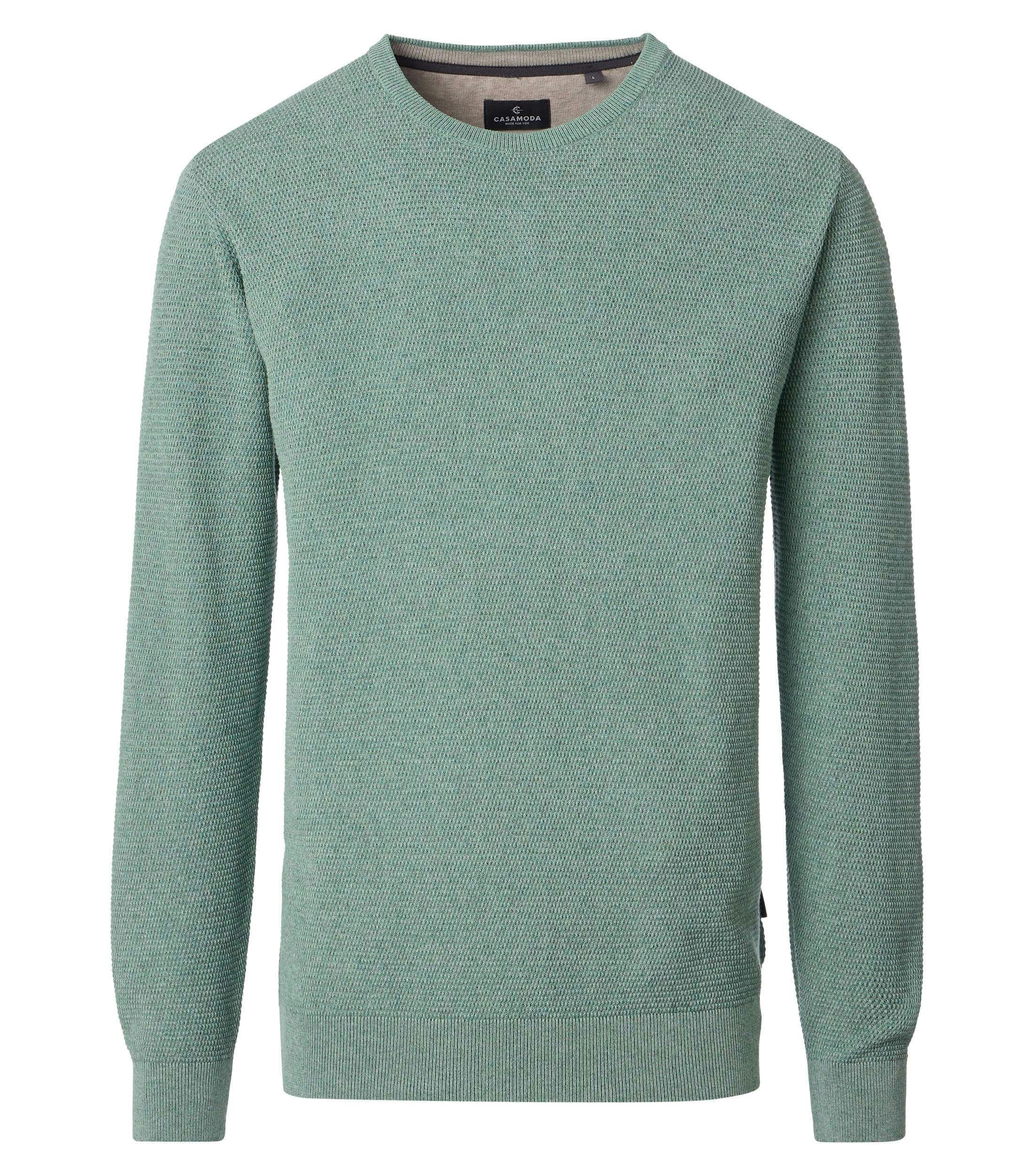 Ein Pullover im uni Muster in der Farbe Mint