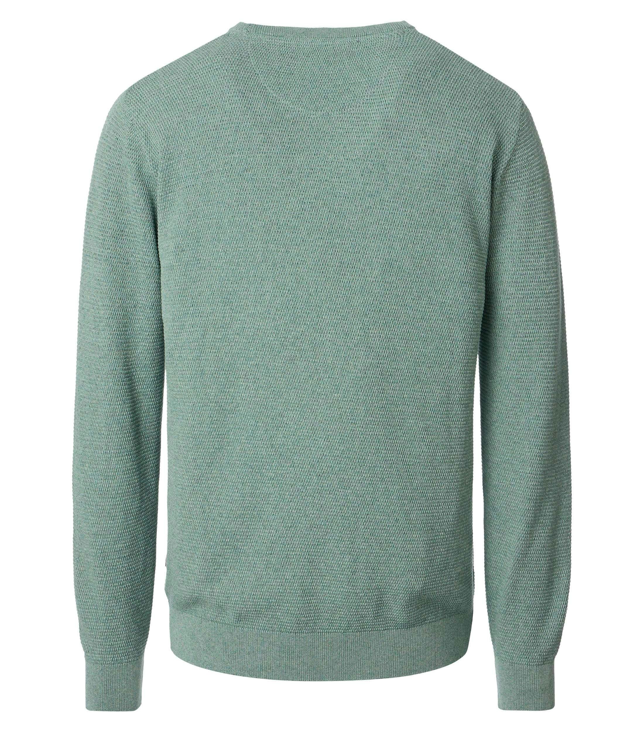 Ein Pullover im uni Muster in der Farbe Mint