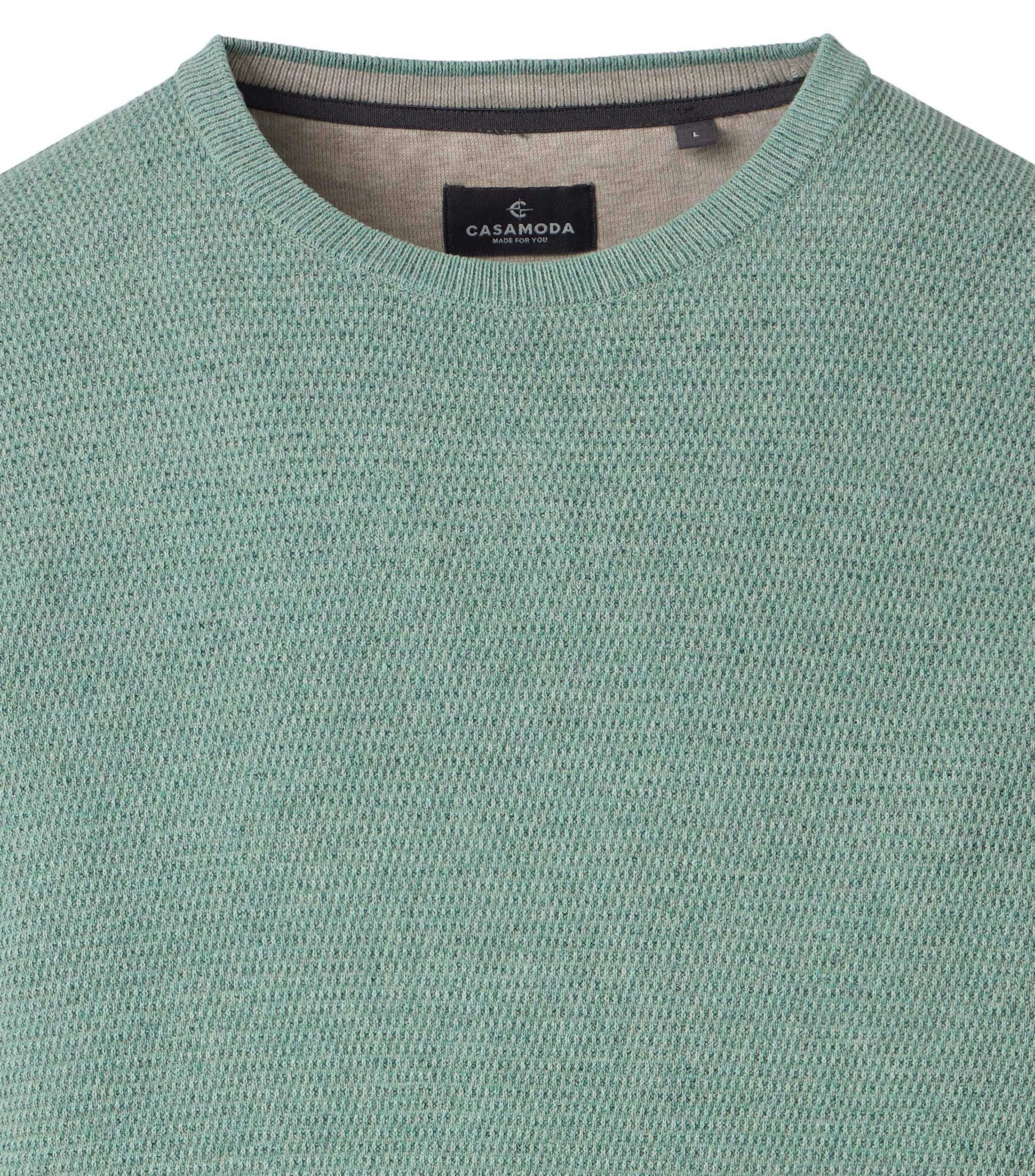 Ein Pullover im uni Muster in der Farbe Mint