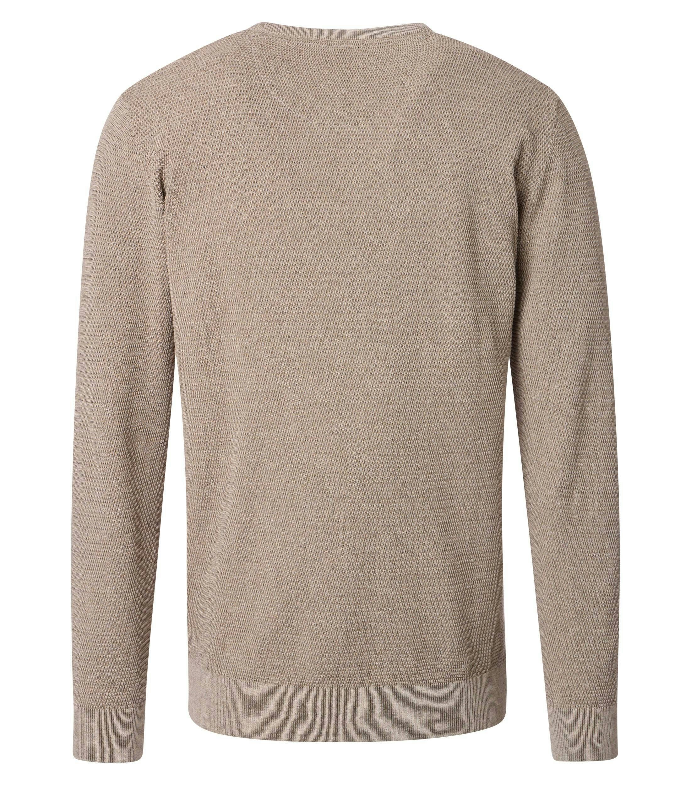 Ein Pullover im uni Muster in der Farbe Beige