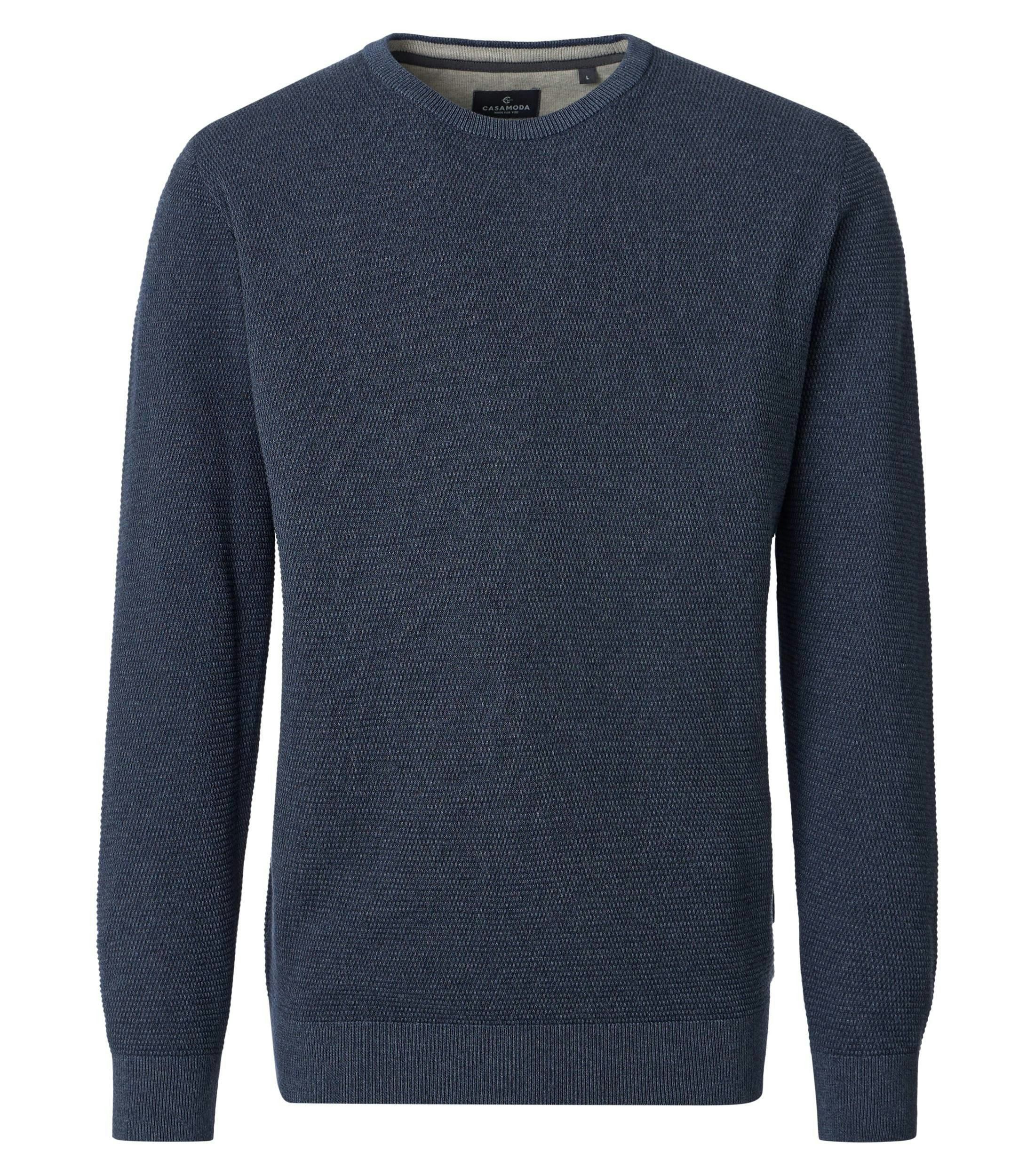 Pullover im unifarbenen Design in der Farbe Saphirblau