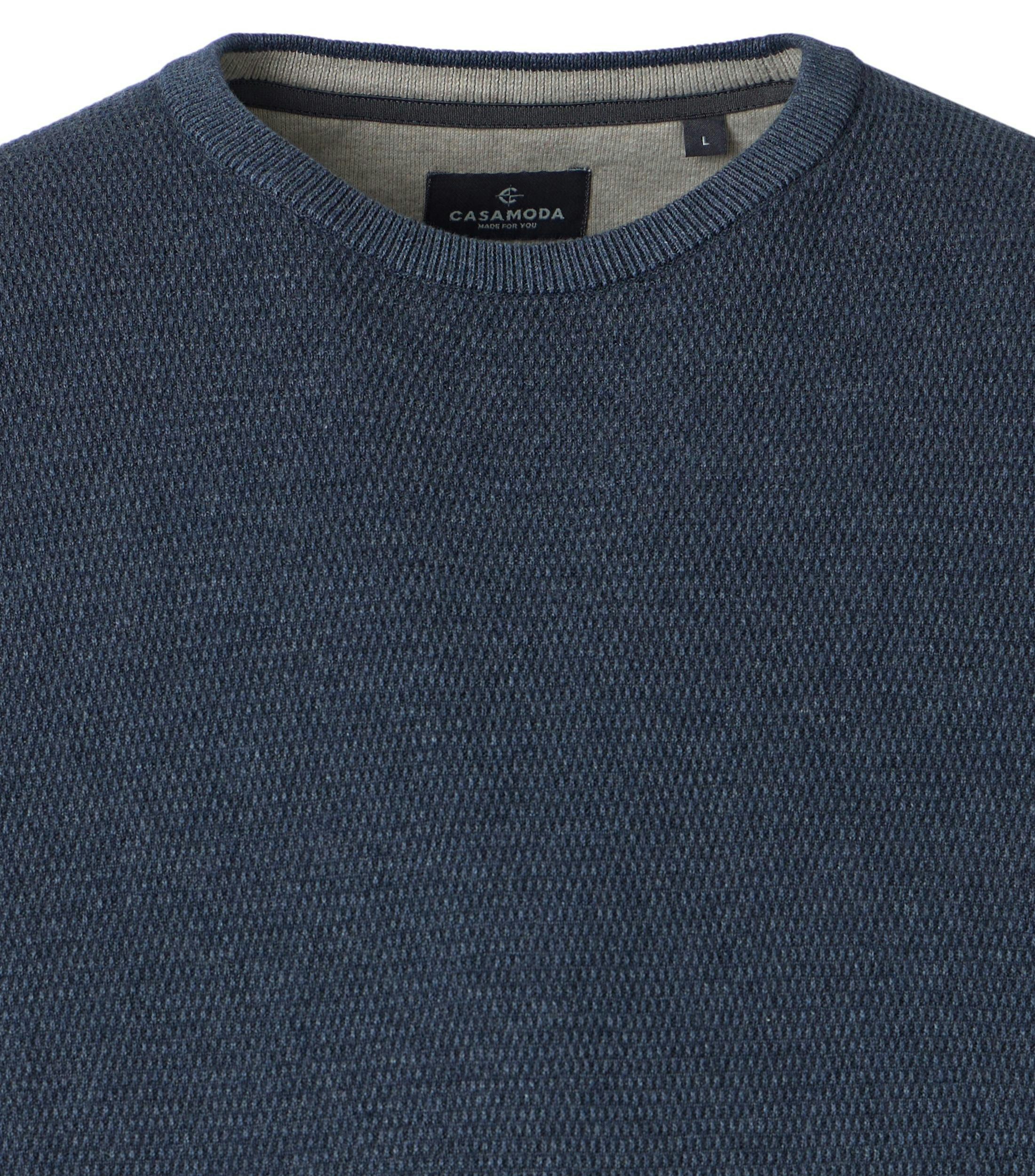 Pullover im unifarbenen Design in der Farbe Saphirblau