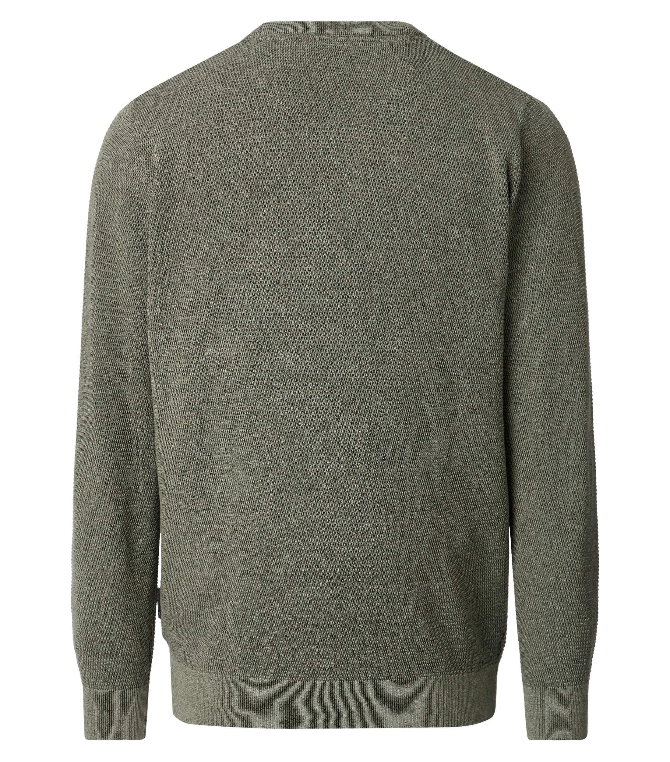Pullover im unifarbenen Design in der Farbe Eukalyptus